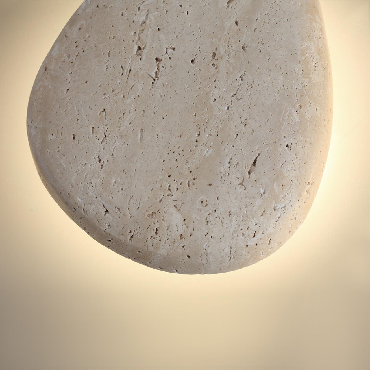 Настенный светильник из камня травертин Odeon Light  TRAVERTINO 7034/8WL