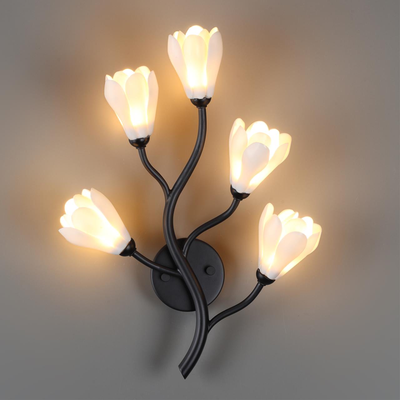 Настенный светильник в виде цветов Odeon Light GARDI 5090/5W