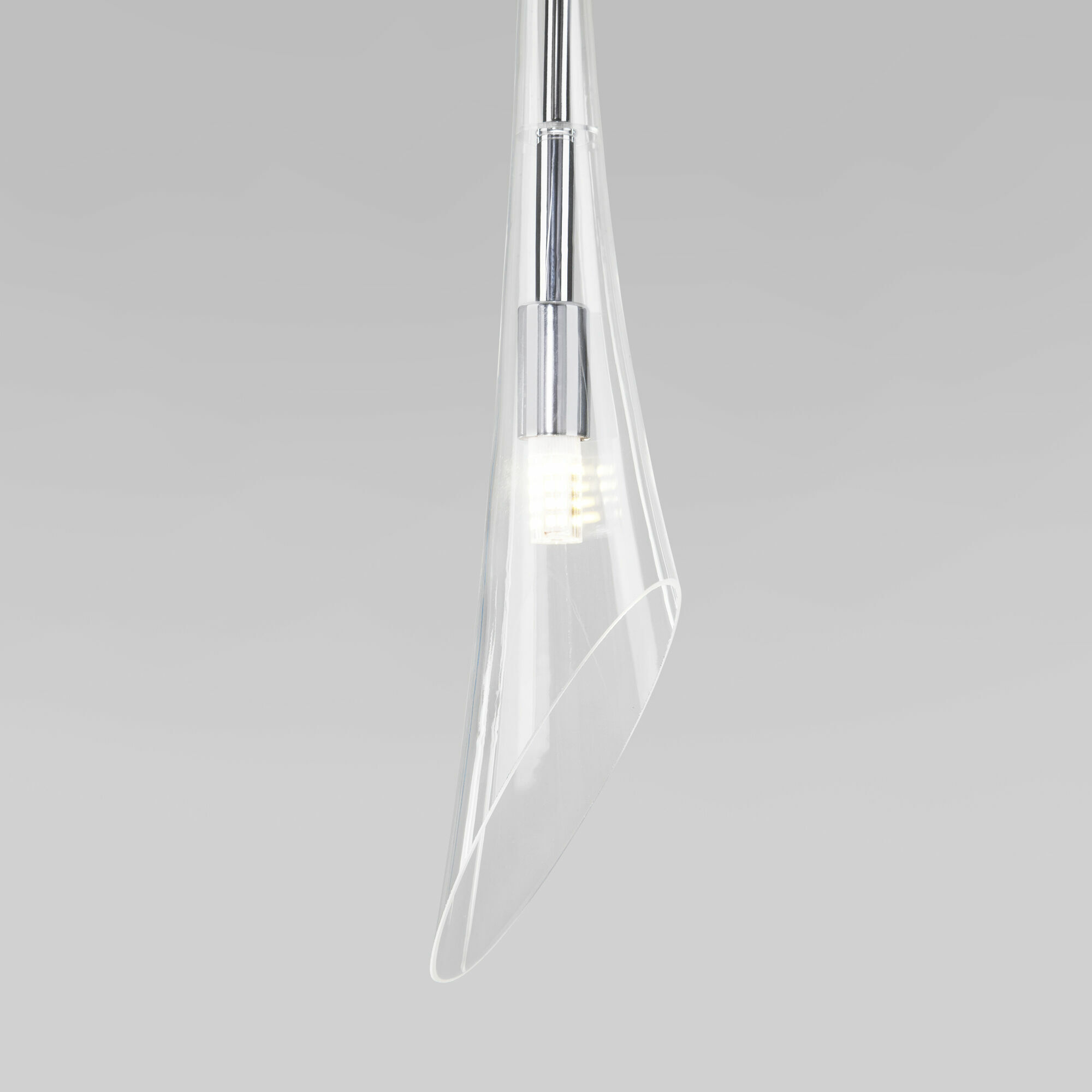 Подвесной светильник с регулировкой по высоте Eurosvet Folio 50224/1 прозрачный
