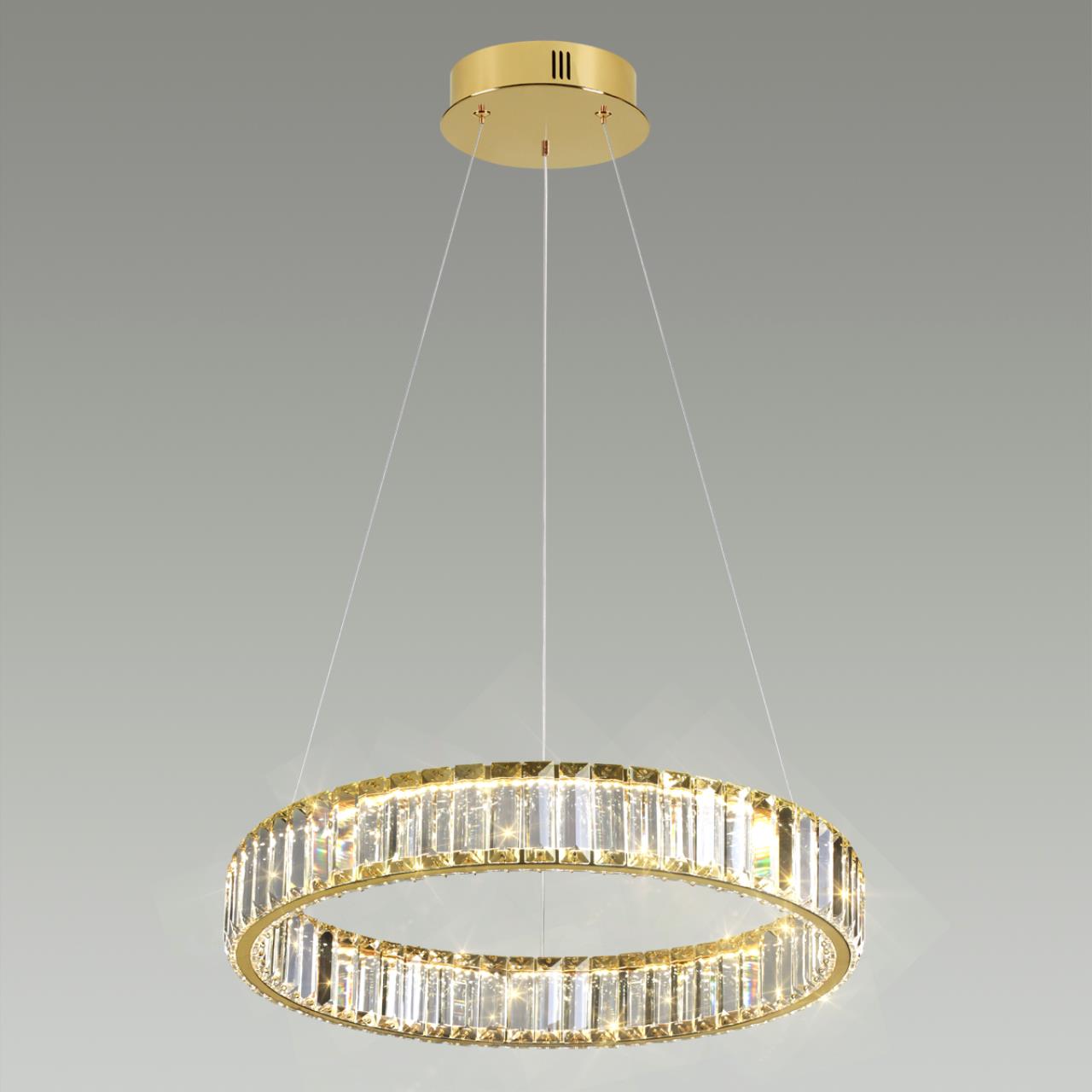 Подвесной светильник кольцом из хрусталя Odeon Light Vekia 5015/30L