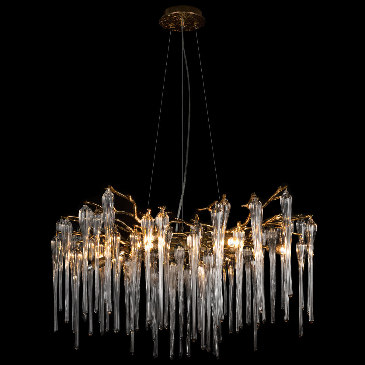 Подвесная люстра в виде веток Loft It Waterfall 10350/760 AB