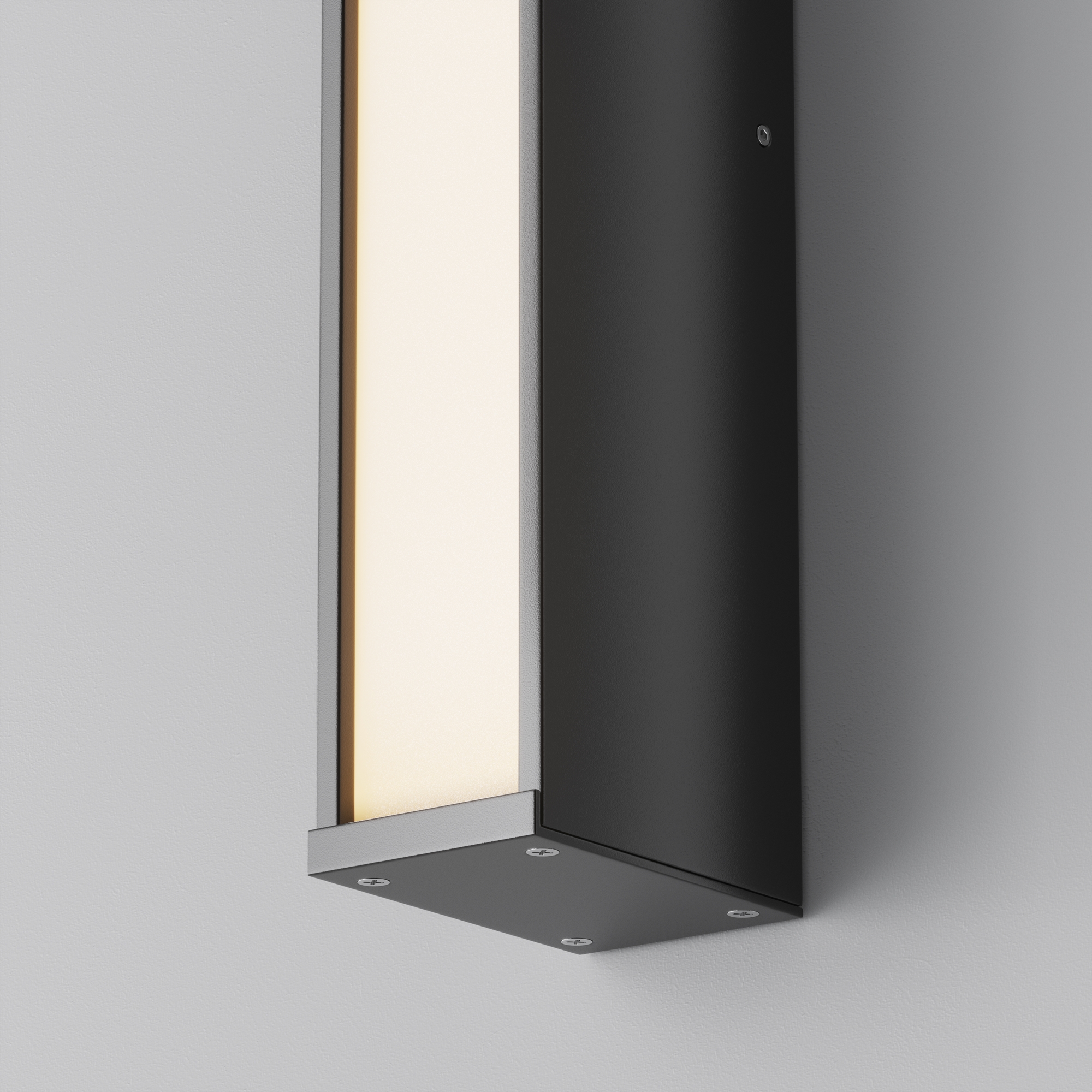 Настенный светильник с защитой от пыли и влаги Maytoni Corte O571WL-L20B3K