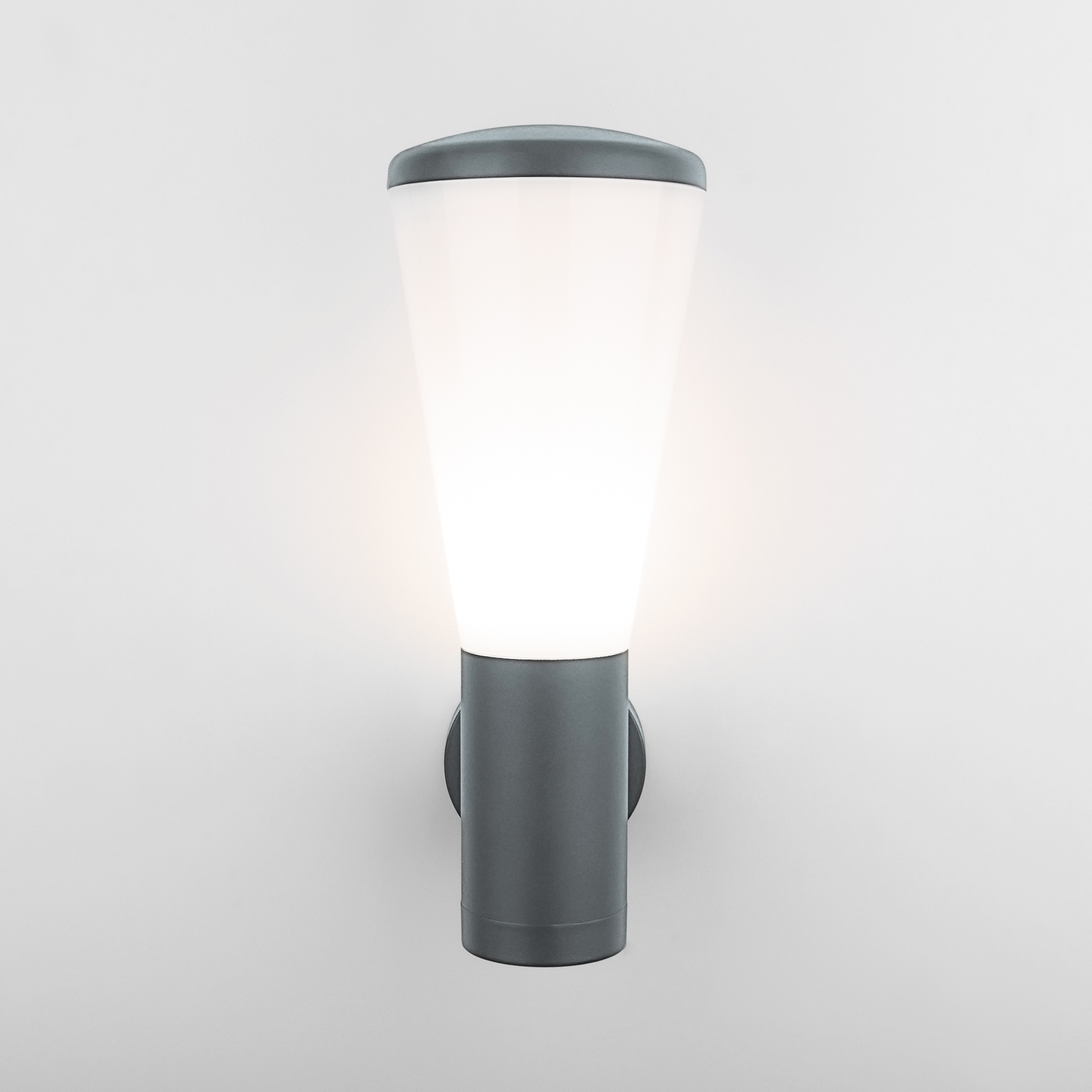Уличный настенный светильник Elektrostandard Cone 1416 TECHNO серый