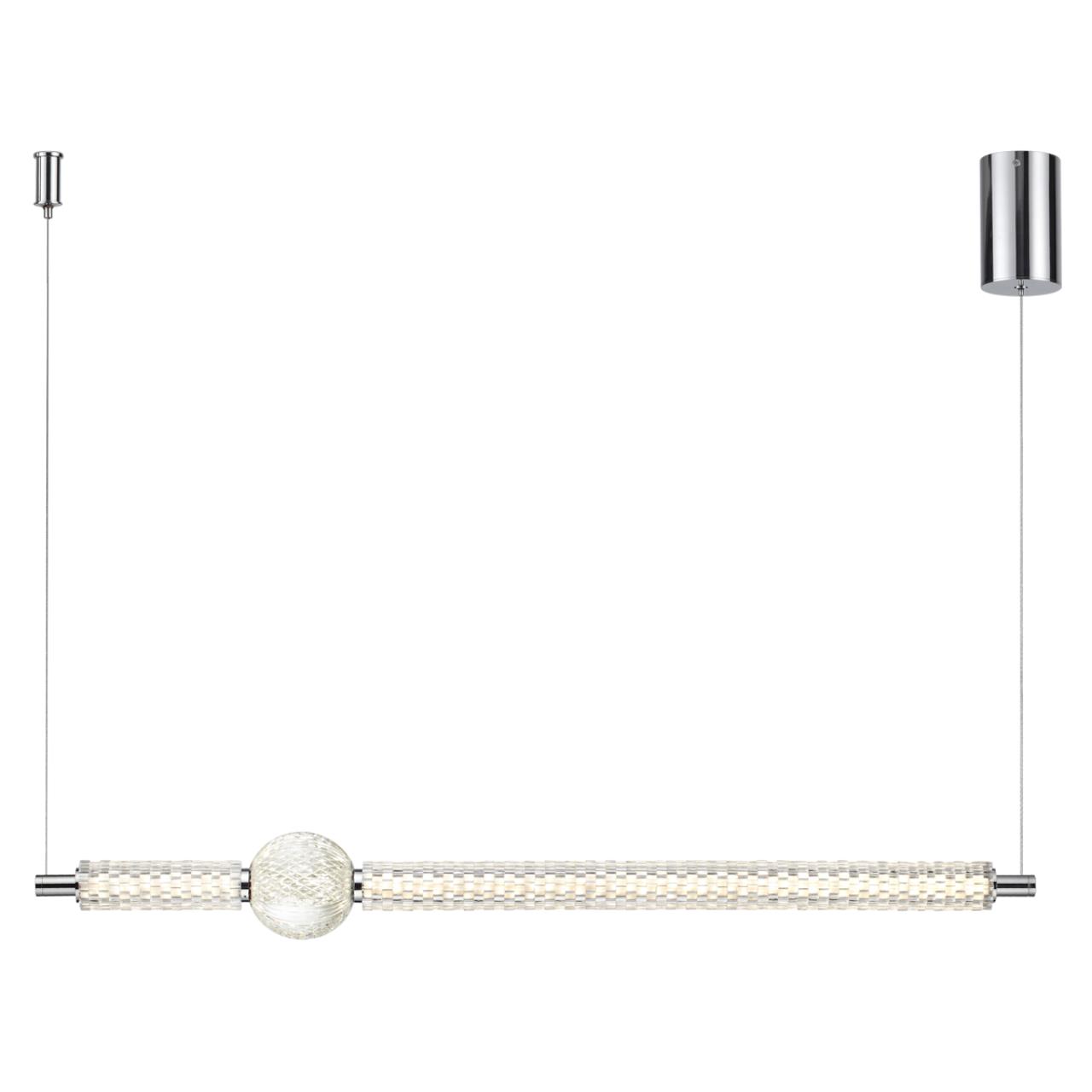 Подвесной светильник с горизонтальным подвесом Odeon Light Crystal 5007/28L