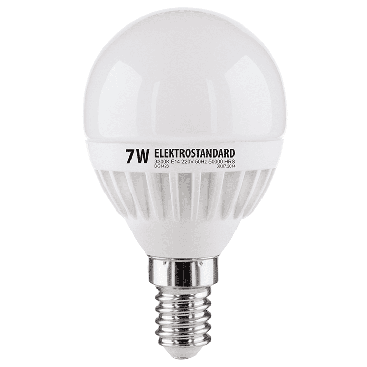 Лампа светодиодная Mini Classic E14 7W 4200K шар матовый 4690389061646