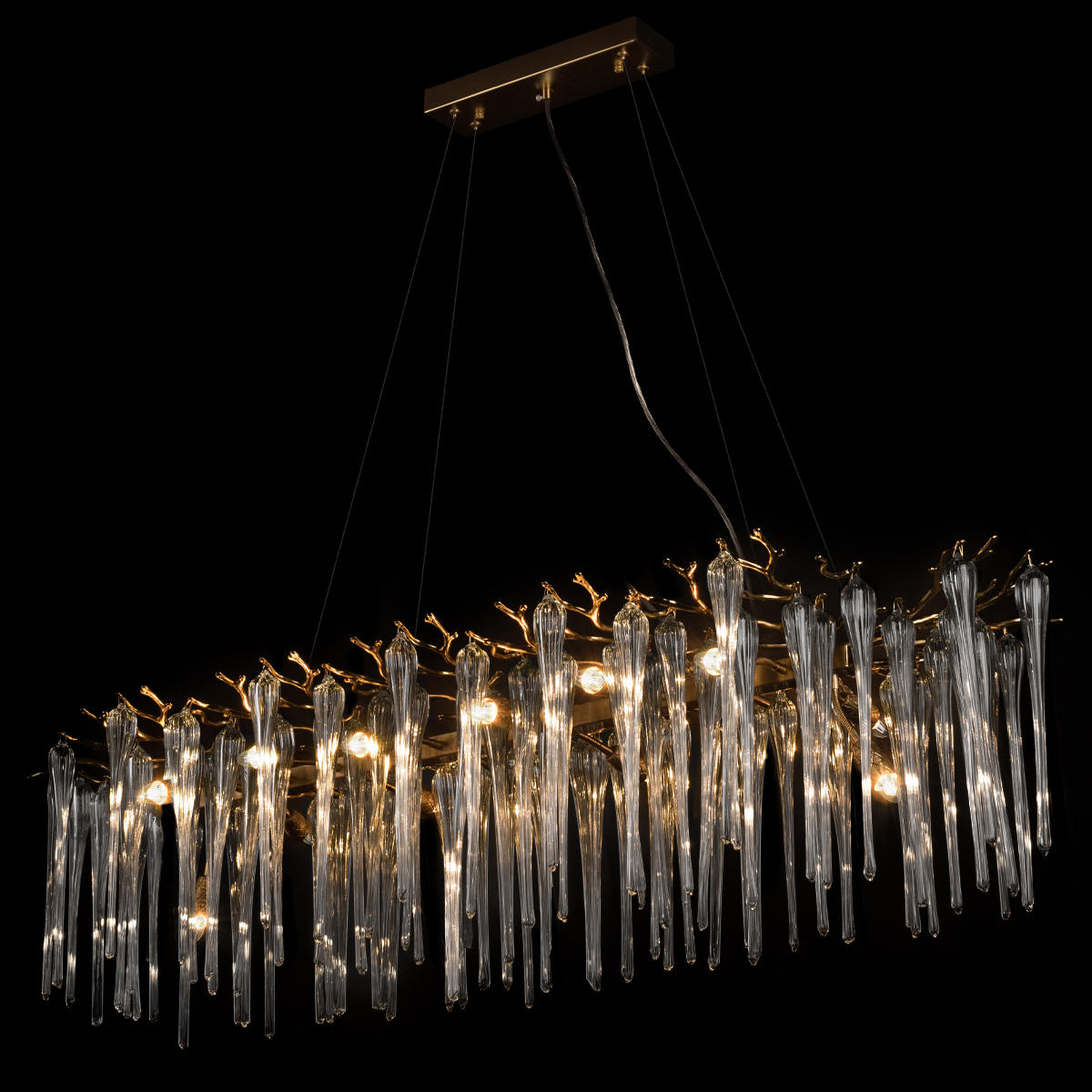 Подвесная люстра в виде веток Loft It Waterfall 10350/1200L AB