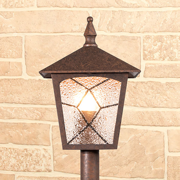 Уличный cветильник Elektrostandard Lyra F Брауни GL 1012F 4690389134234