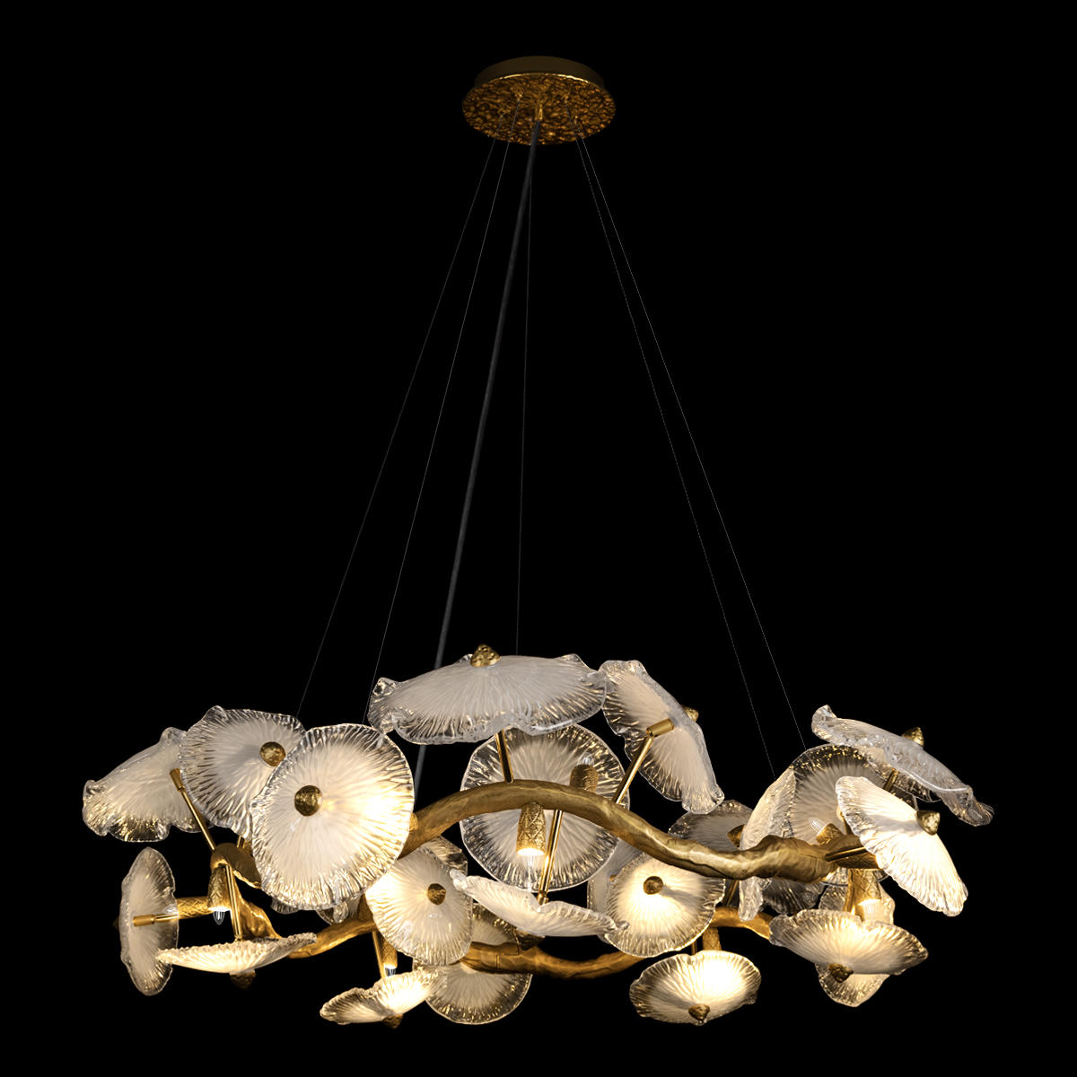 Подвесная люстра в виде веток Loft It Bloom 10352/1050 AB