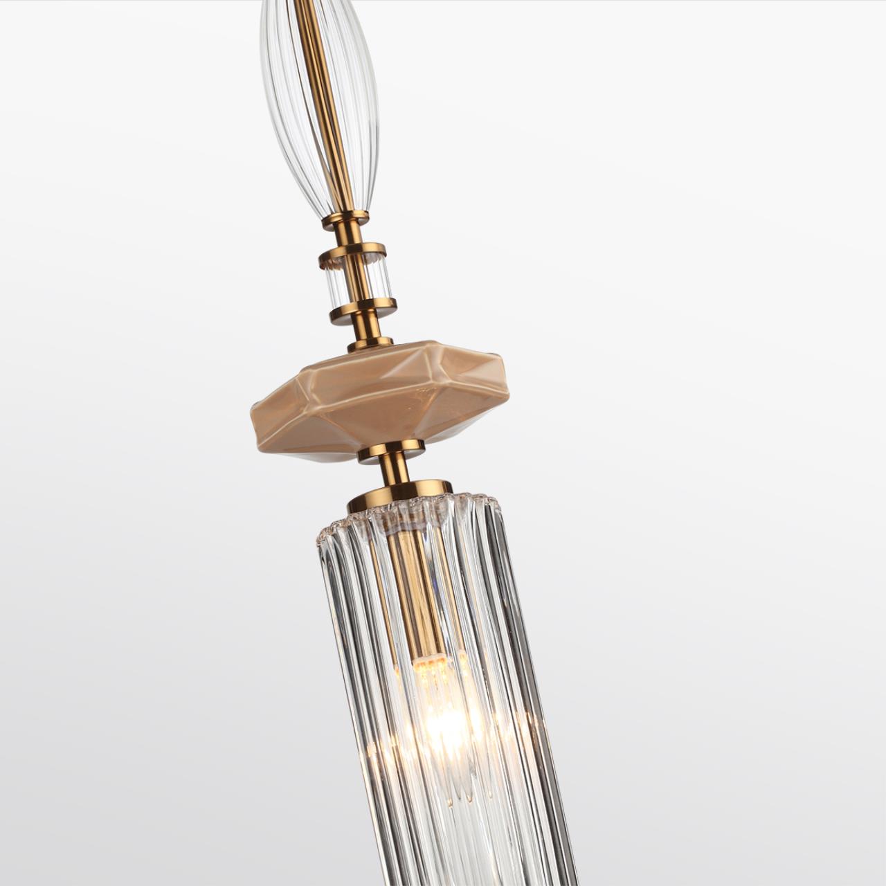 Настенный дизайнерский светильник из керамики и стекла Odeon Light TERRA 5414/1WA