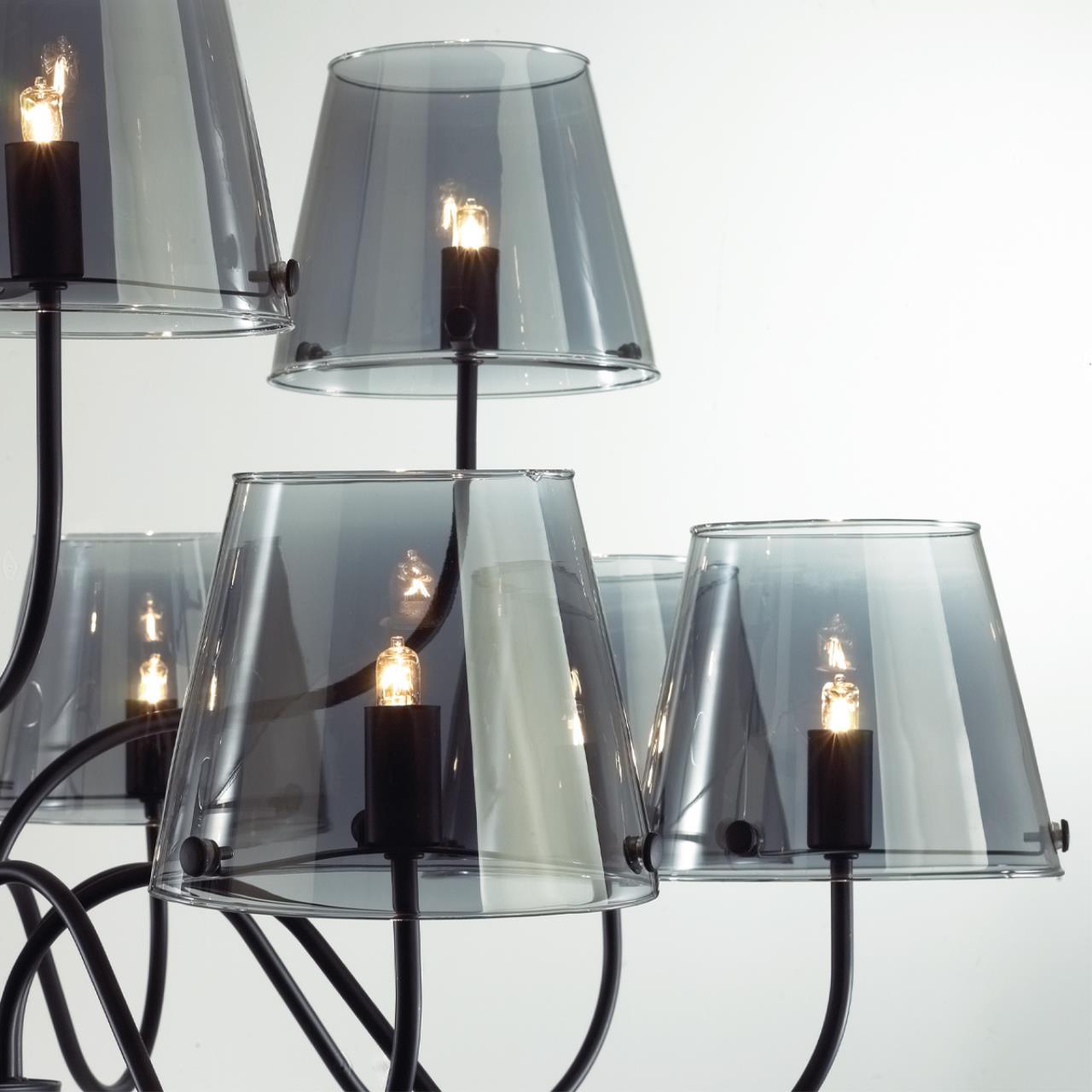 Подвесная люстра на штанге Lumion  SMOKY 6570/12C