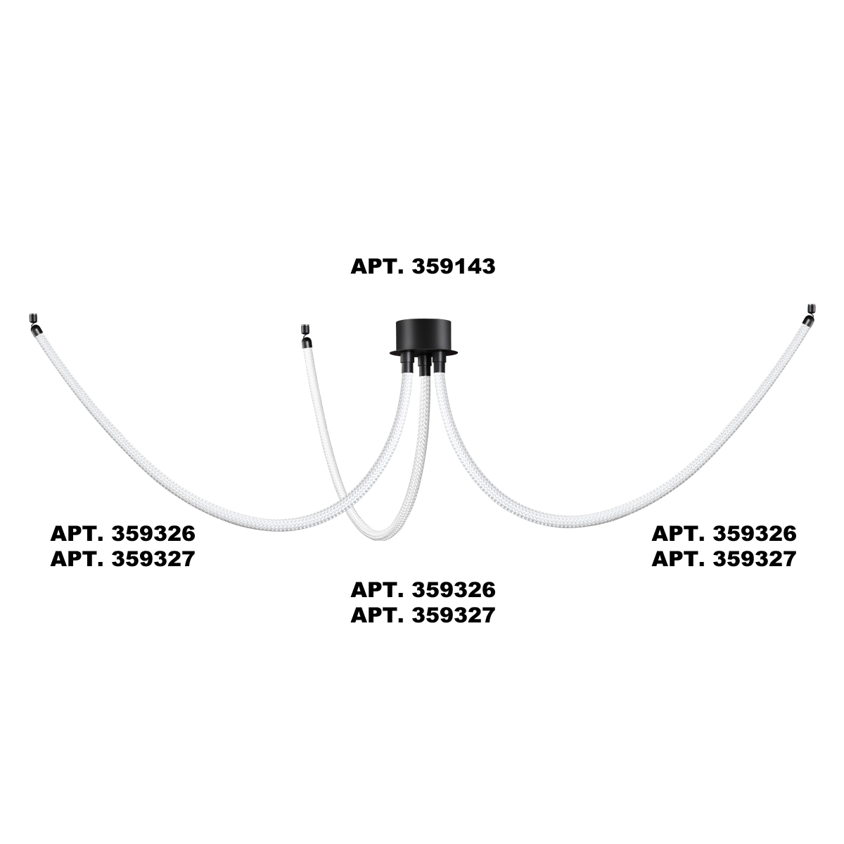 Светильник гибкий неон Novotech RAMO 359327