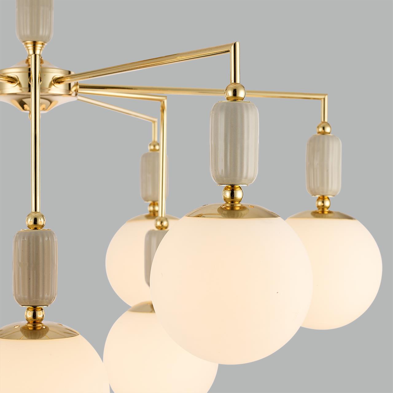 Потолочная люстра с плафонами шарами Lumion  VIVIEN 6580/9C