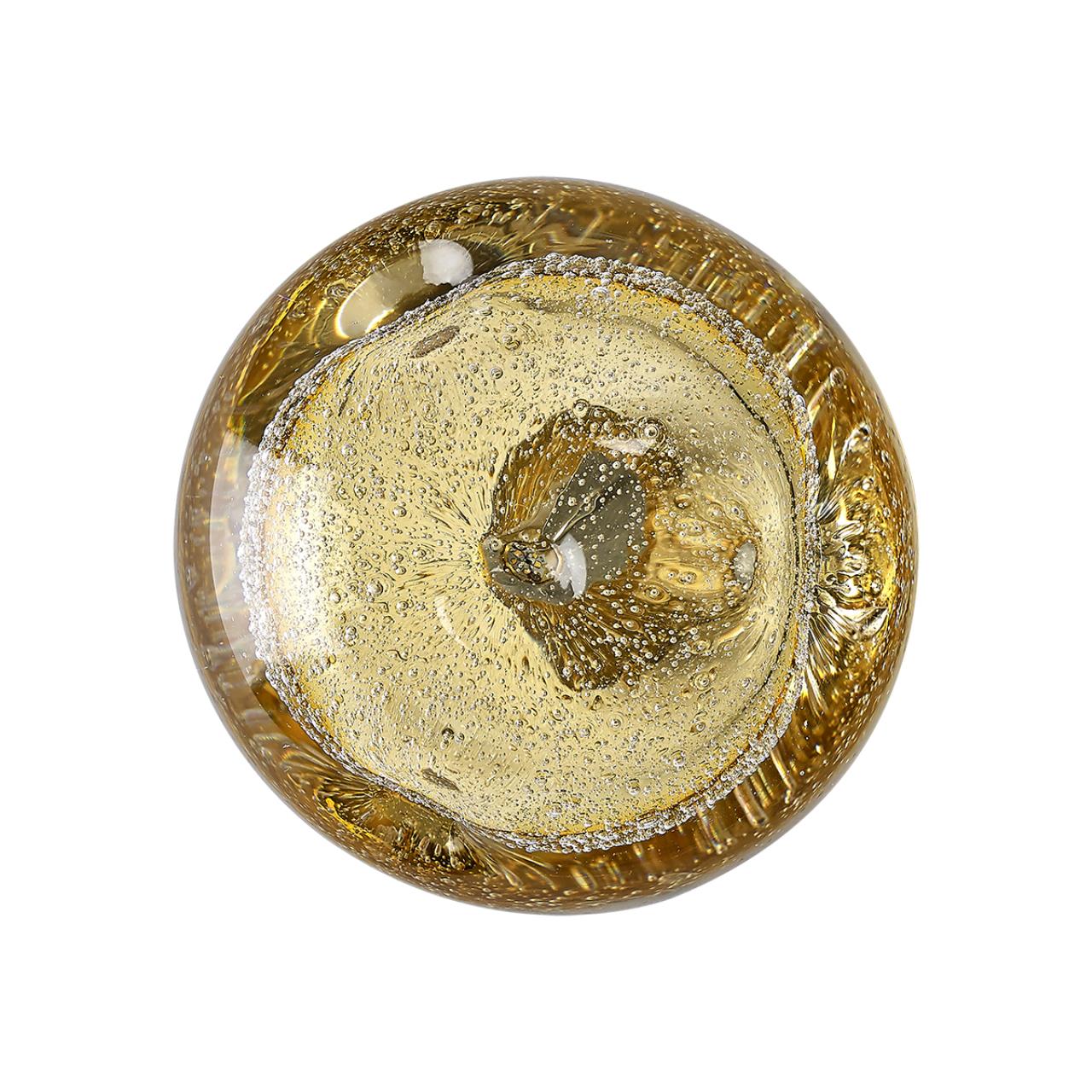 Настенный светильник из «мятого» стекла с эффектом пузырьков Odeon Light  MELA 7042/4WL