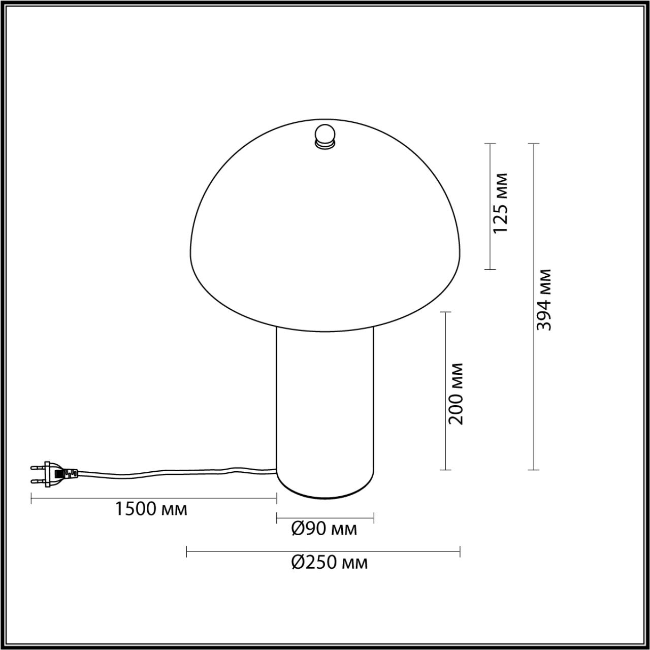 Настольная лампа из мрамора Odeon Light  RUFINA 7089/2T