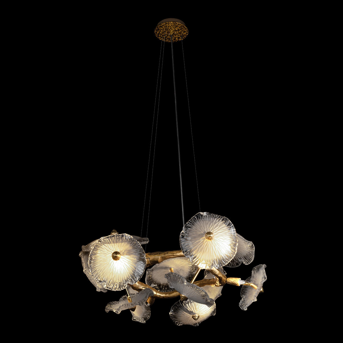 Подвесной светильник в виде веток Loft It Bloom 10352/650 AB