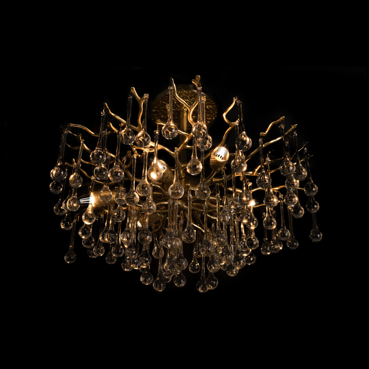 Потолочная люстра на штанге в виде веток Loft It Coral 10351/460C AB