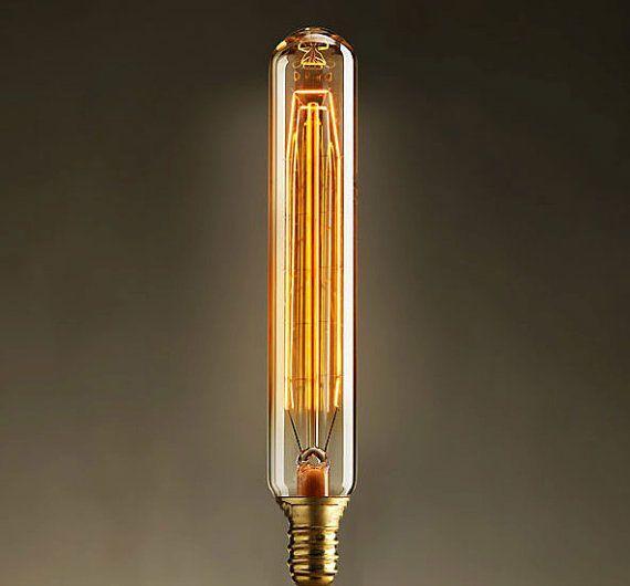 Лампа накаливания E14 40W цилиндр прозрачный 740-H