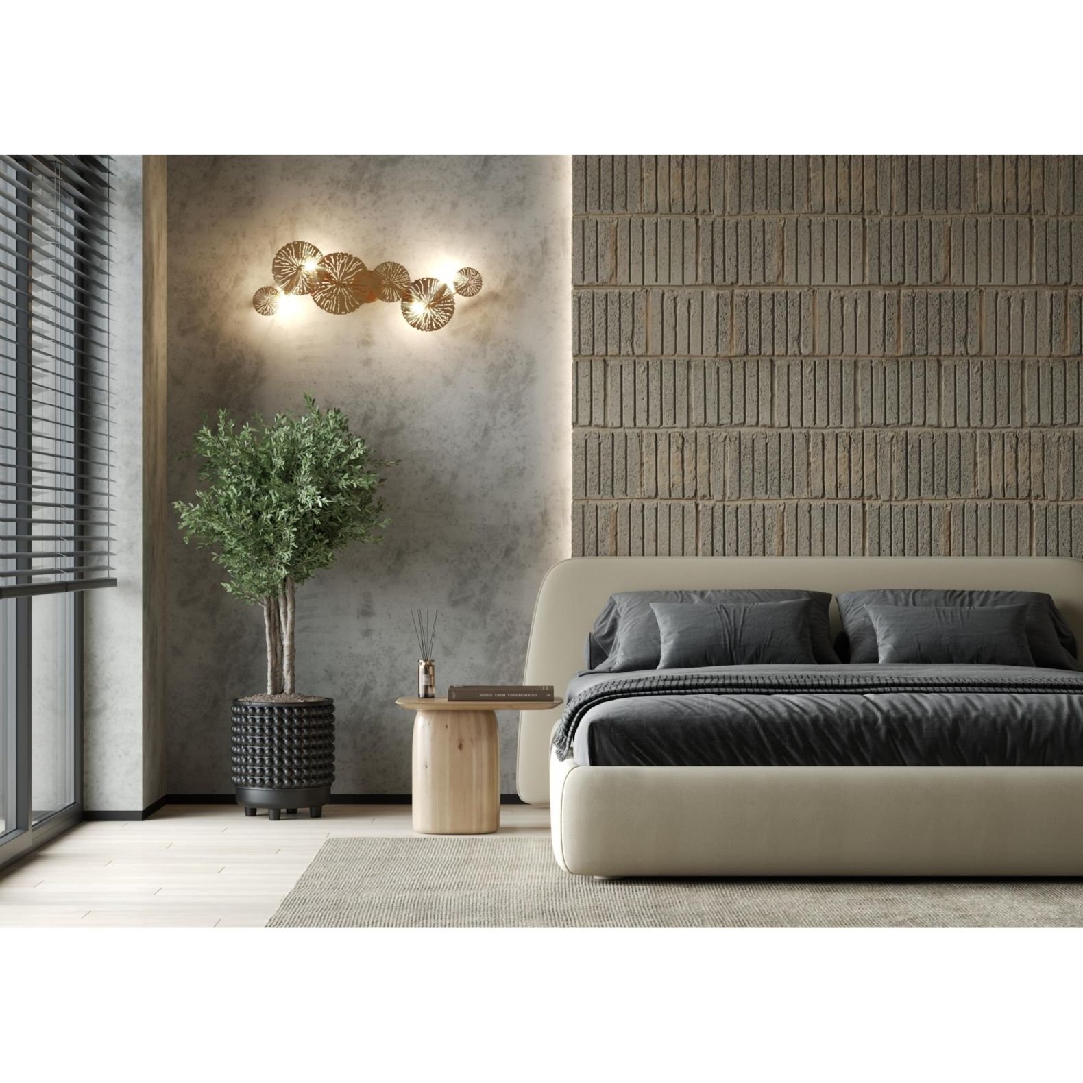 Настенный светильник в стиле арт-деко Maytoni Lovetann MOD082WL-04G