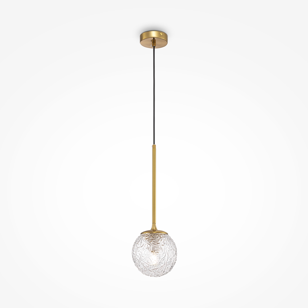 Подвесной светильник сканди, шар стеклянный Maytoni Ligero MOD061PL-01BS1