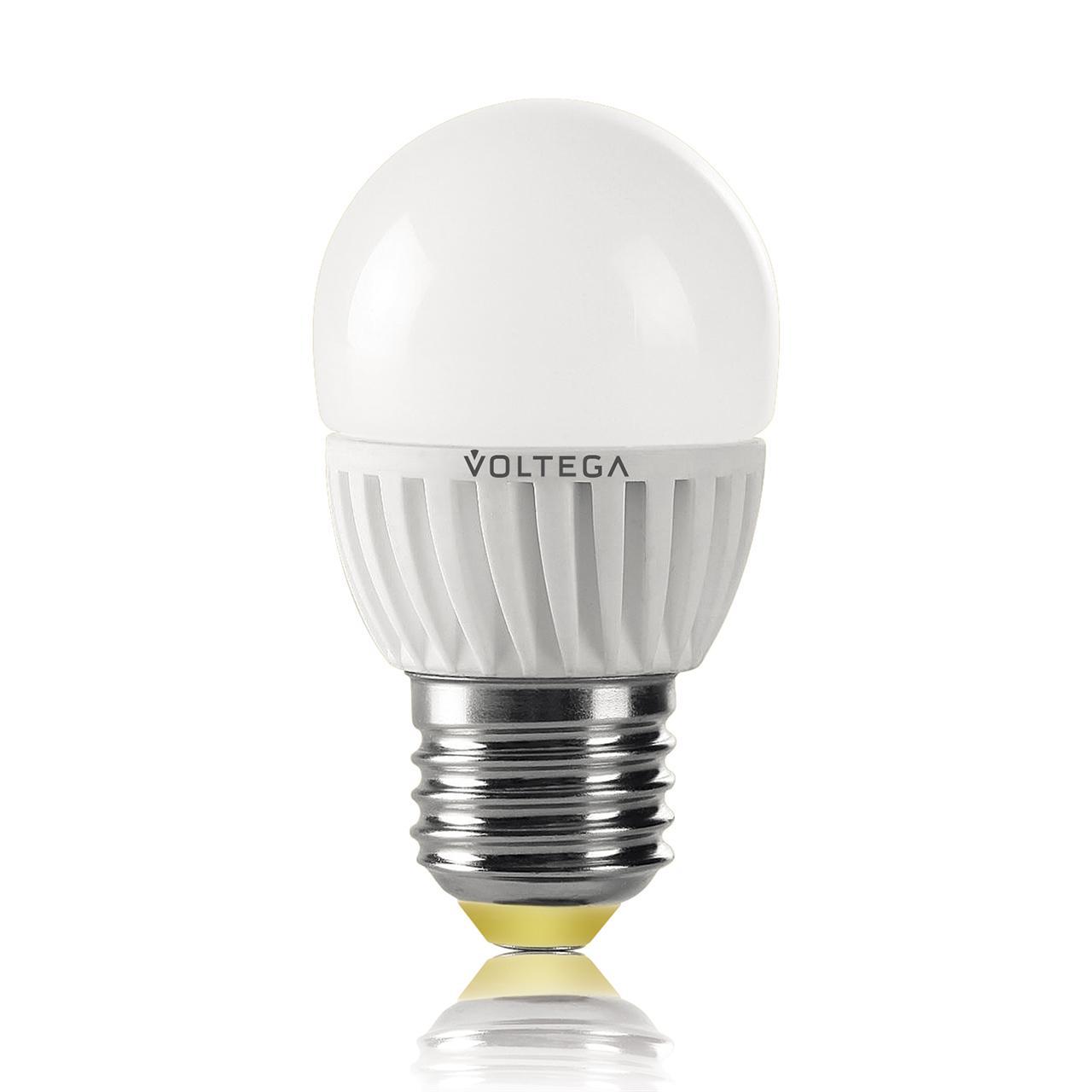Лампа светодиодная E27 6.5W 4000К шар матовый VG1-G2E27cold6W 4696