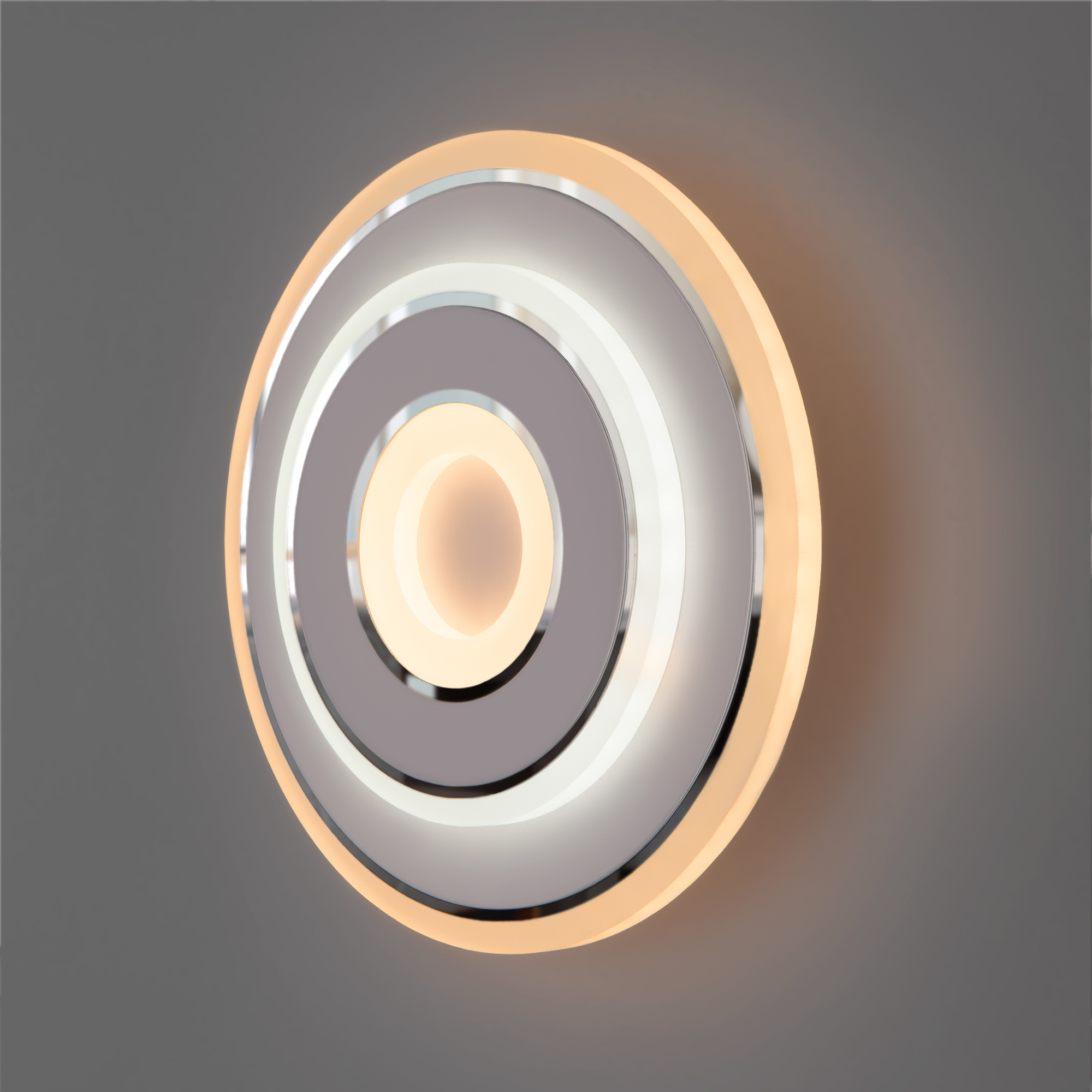 Настенно-потолочный светильник Eurosvet Contorni 90185/1 белый/хром