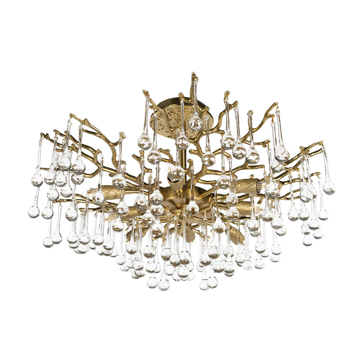 Потолочная люстра на штанге в виде веток Loft It Coral 10351/600C AB