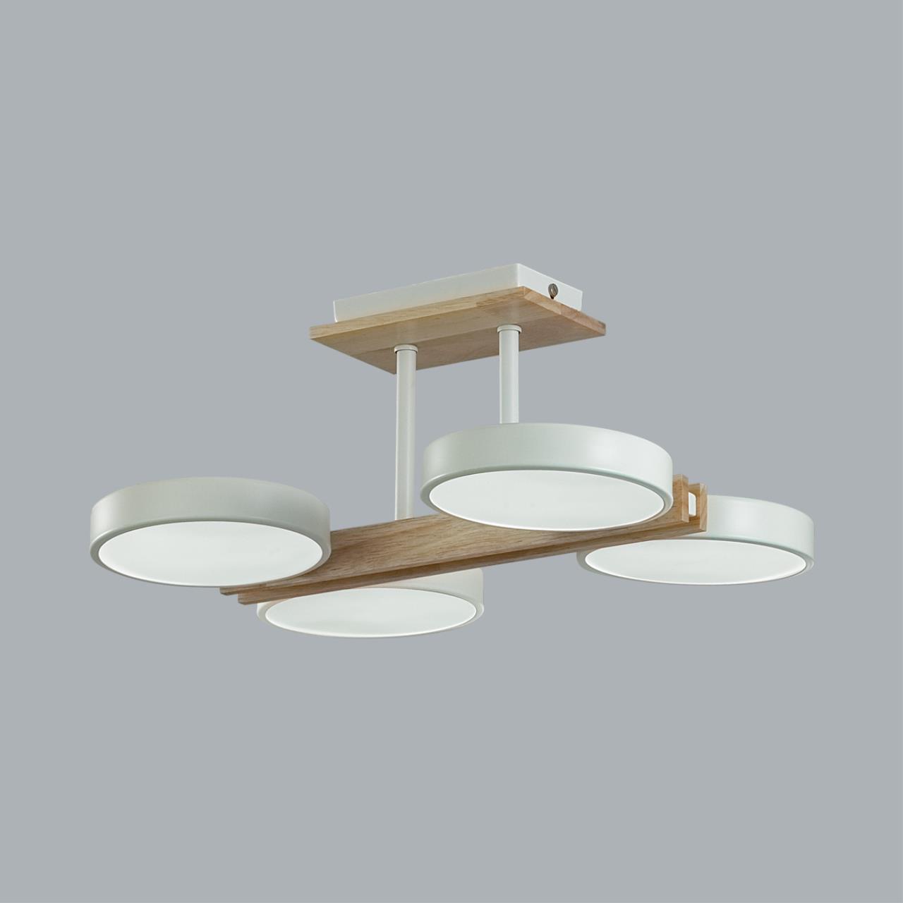 Потолочная люстра в скандинавском стиле из дерева Lumion  PLATO 8030/72CL