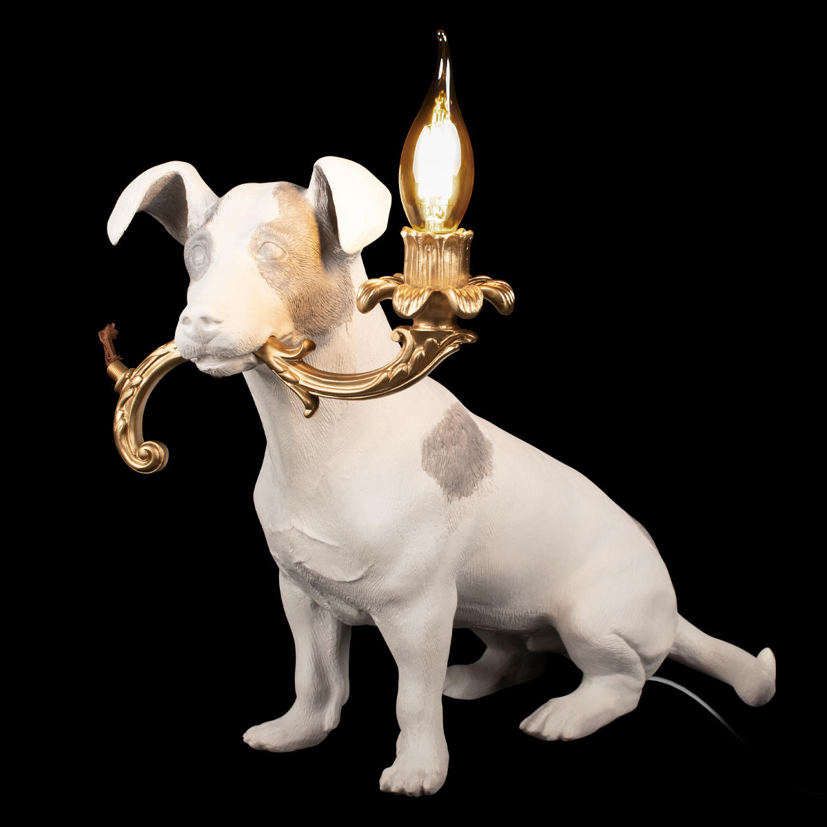Настольная лампа в виде собаки Loft IT Dog 10312 Grey