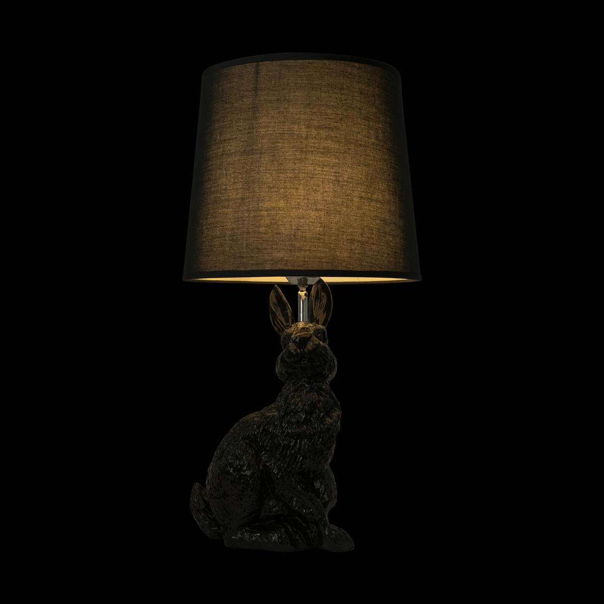 Настольная лампа черная в виде кролика Loft It Rabbit 10190 Black