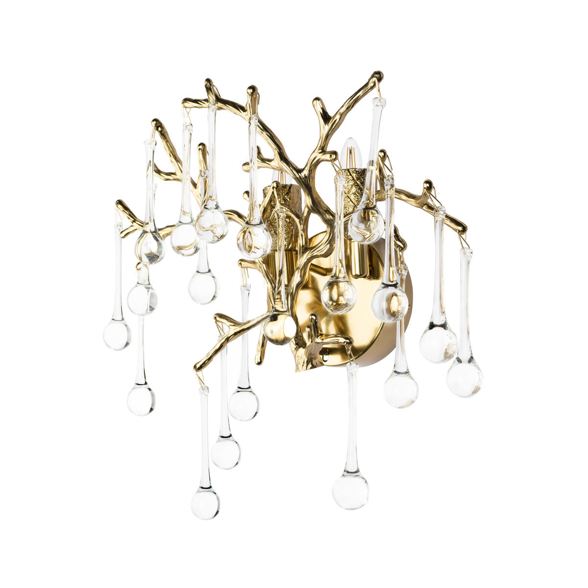 Настенный светильник флористика в виде веток Loft It Coral 10351/2W AB