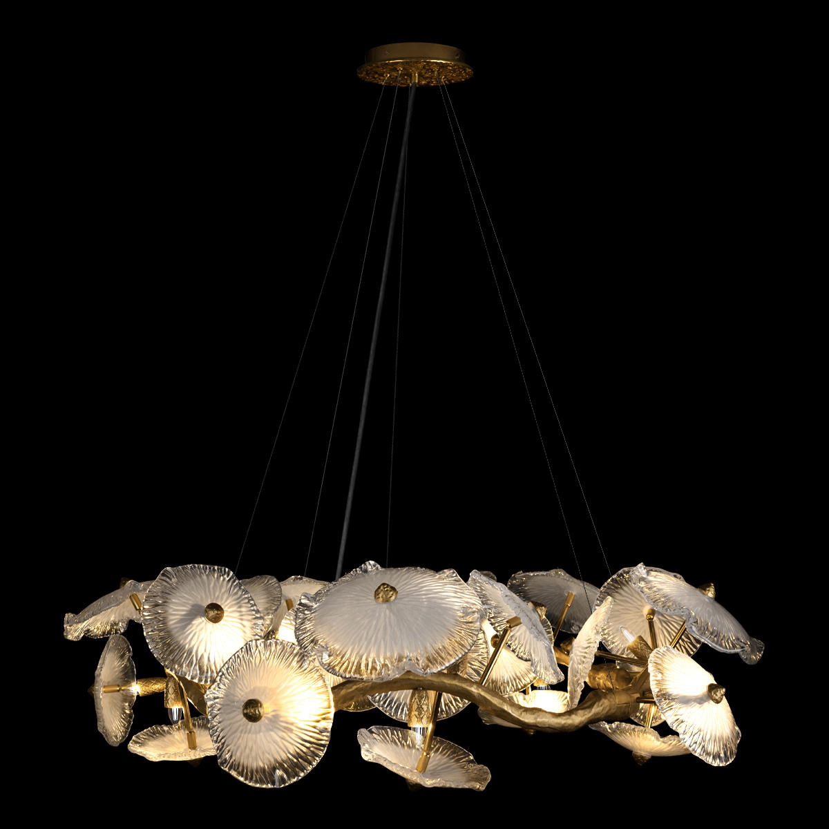 Подвесная люстра в виде веток Loft It Bloom 10352/1050 AB