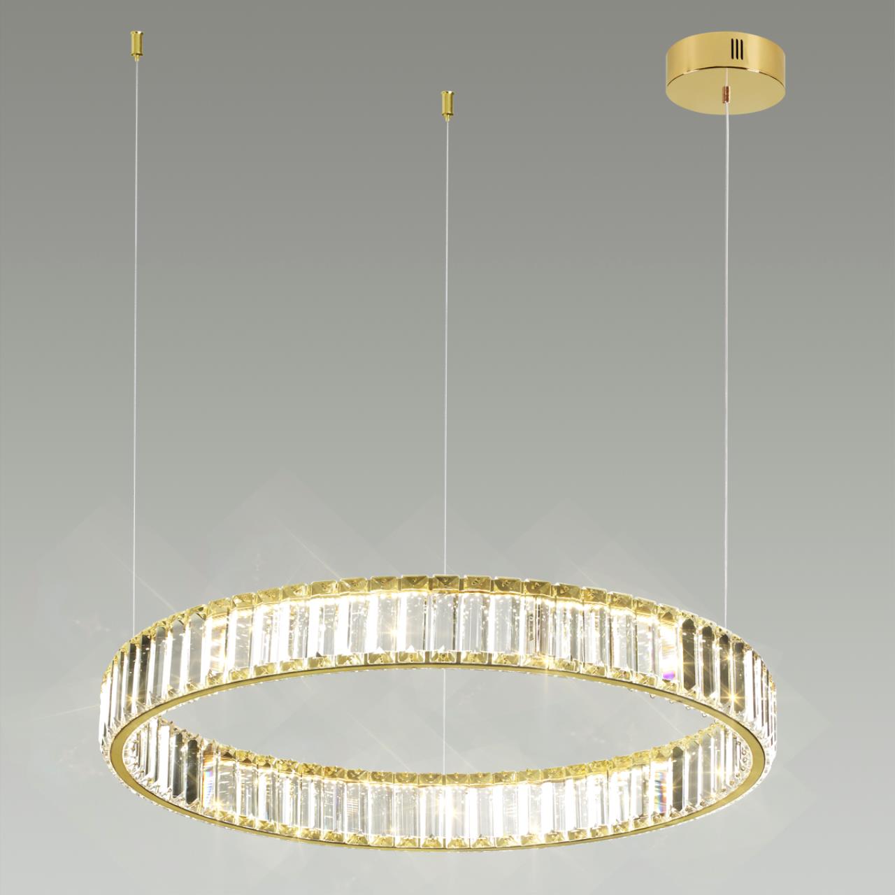 Подвесной светильник кольцом из хрусталя Odeon Light Vekia 5015/36L