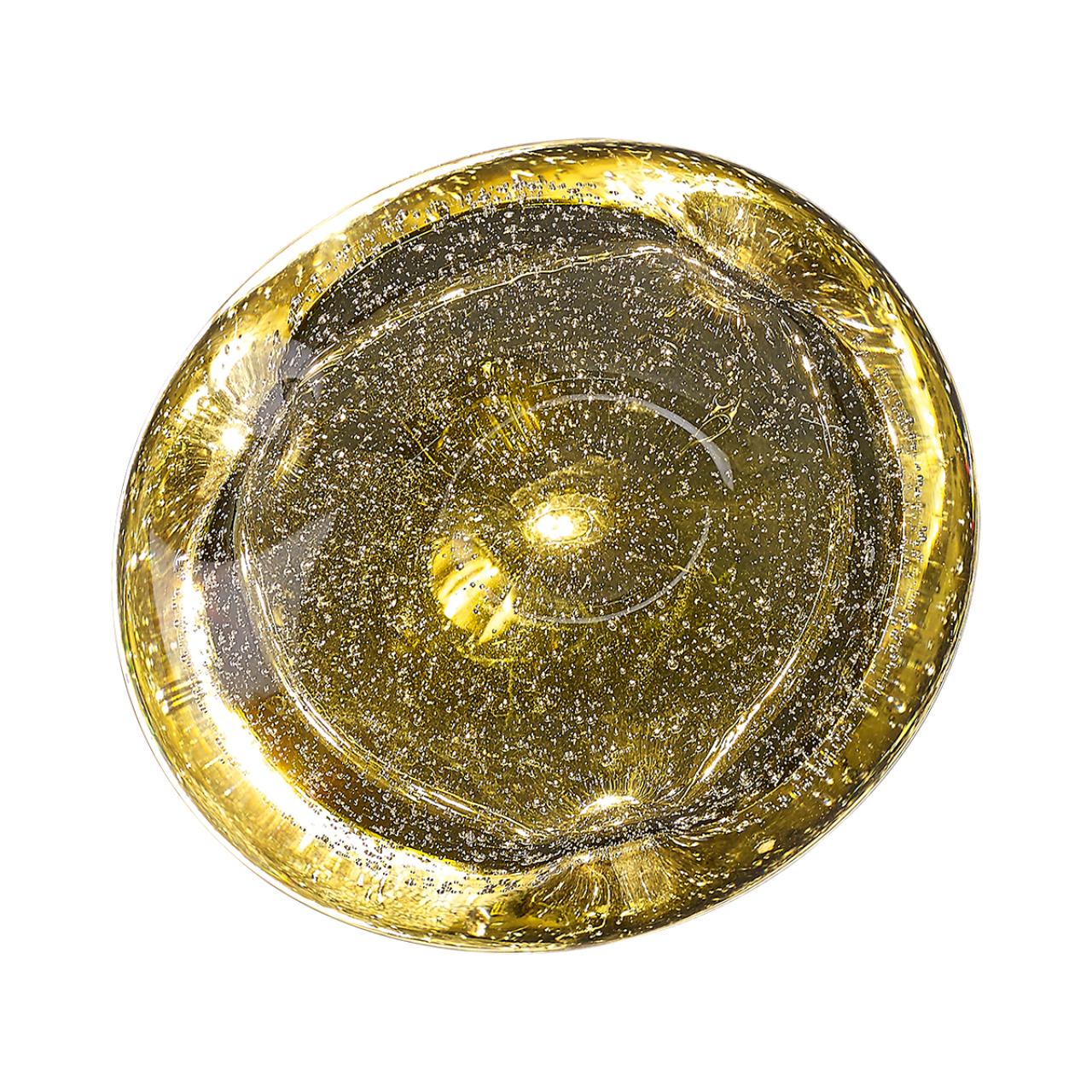 Настенный светильник из «мятого» стекла с эффектом пузырьков Odeon Light  MELA 7045/4WL