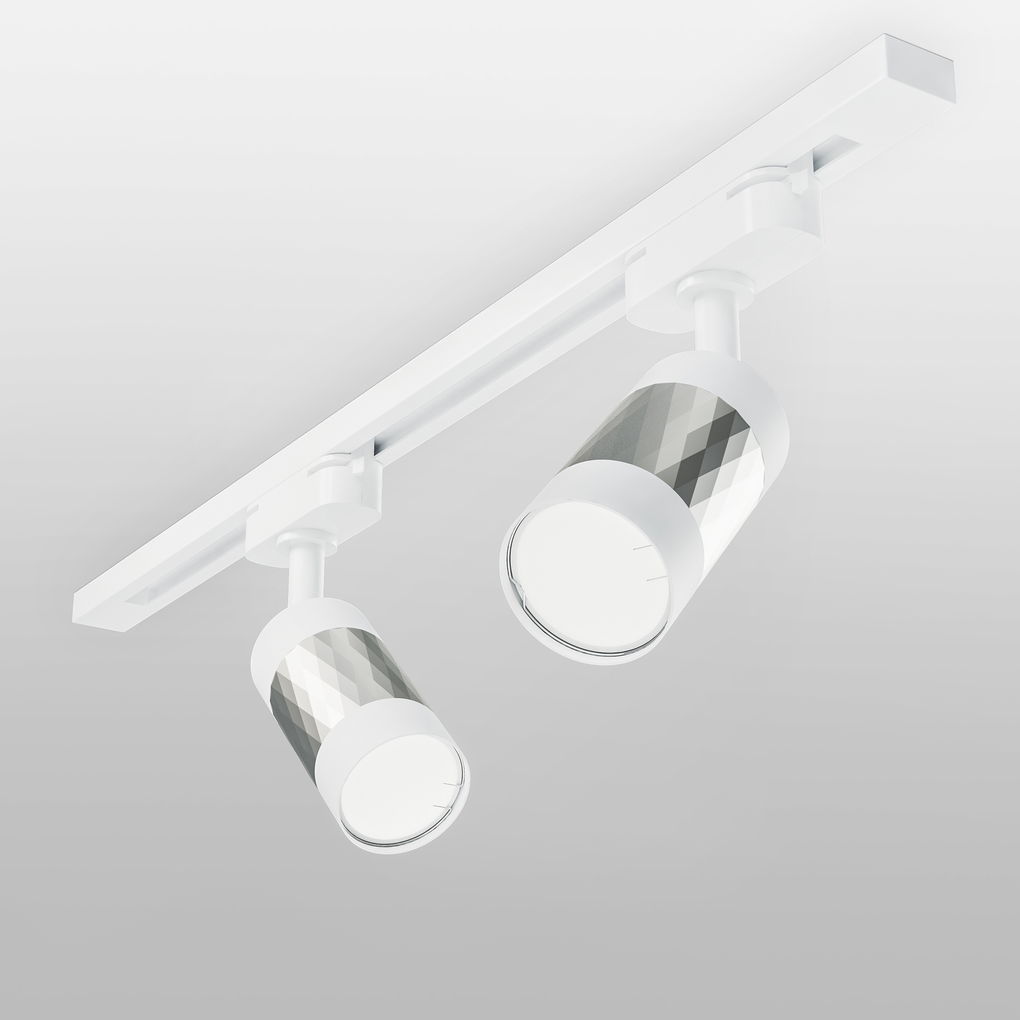 Трековый светильник Elektrostandard Mizar MRL 1007 белый/серебро