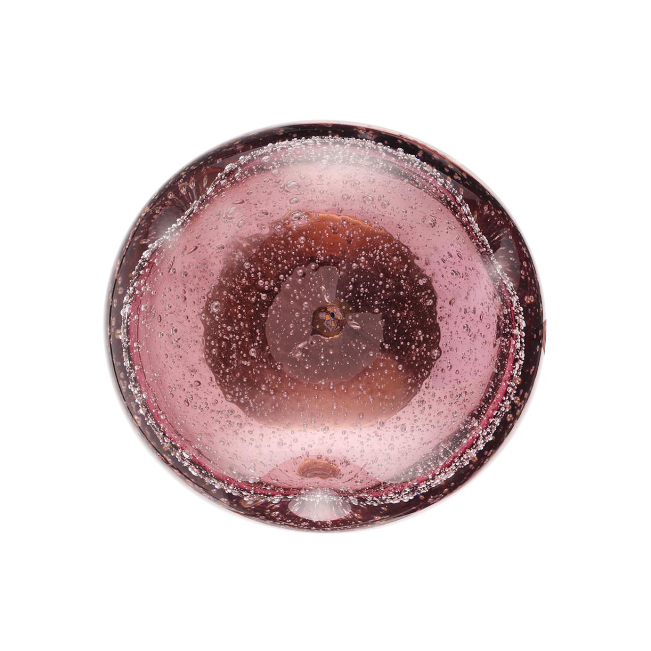 Настенный светильник из «мятого» стекла с эффектом пузырьков Odeon Light  MELA 7043/4WL