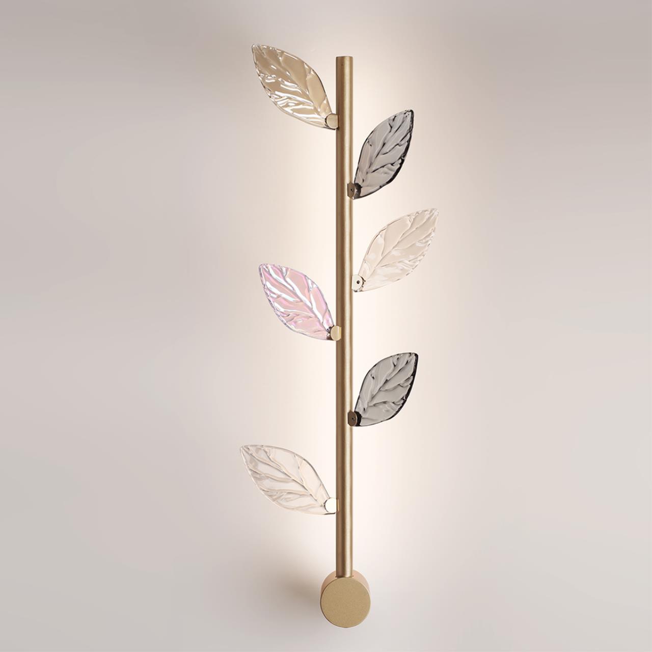 Настенный светильник лепестками Odeon Light LISTVA 5445/5WL