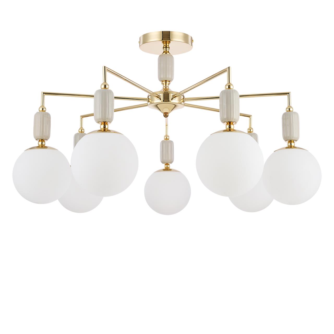 Потолочная люстра с плафонами шарами Lumion  VIVIEN 6580/7C