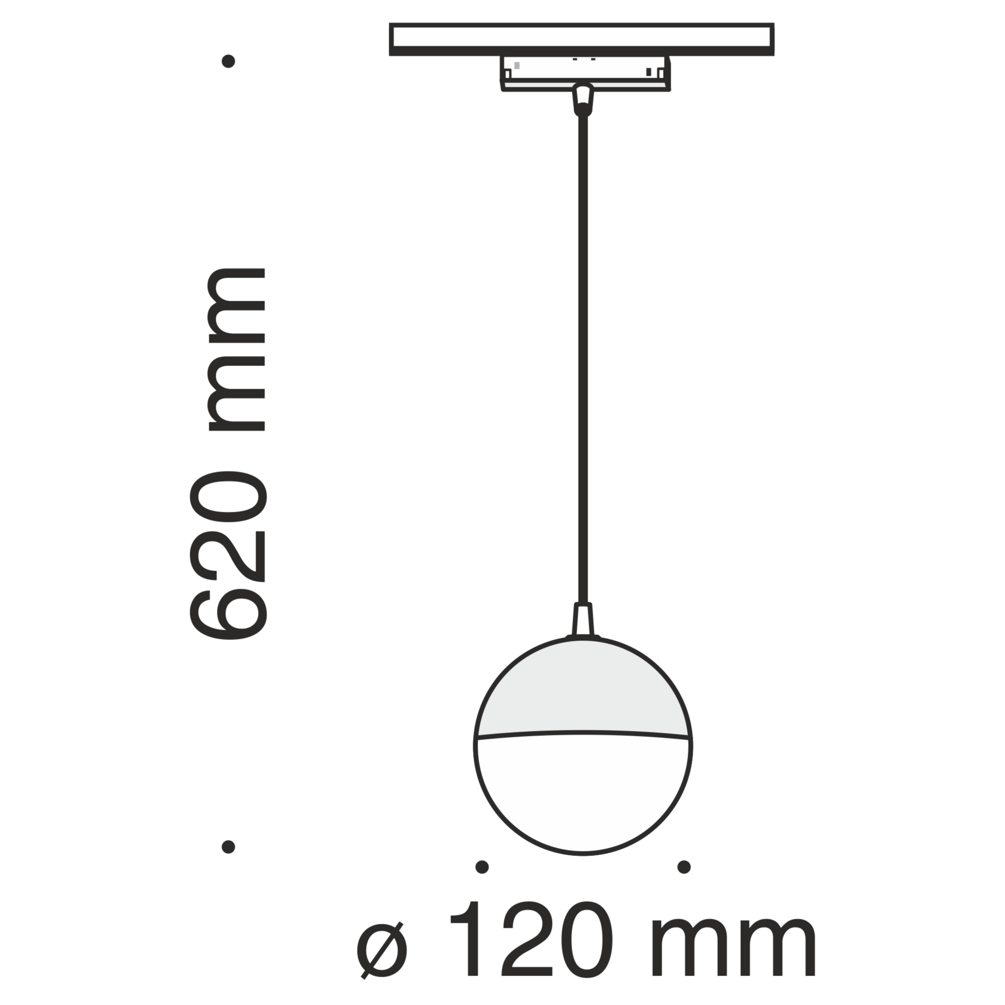 Трековый магнитный светильник Maytoni Kiat TR018-2-10W3K-B
