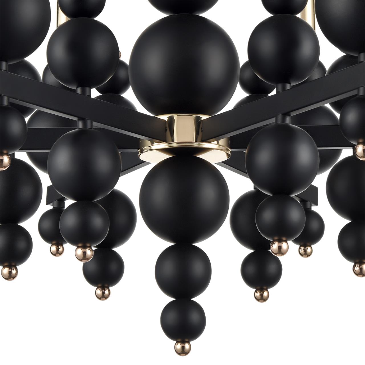 Подвесная черная люстра Lumion  NANA 8106/6