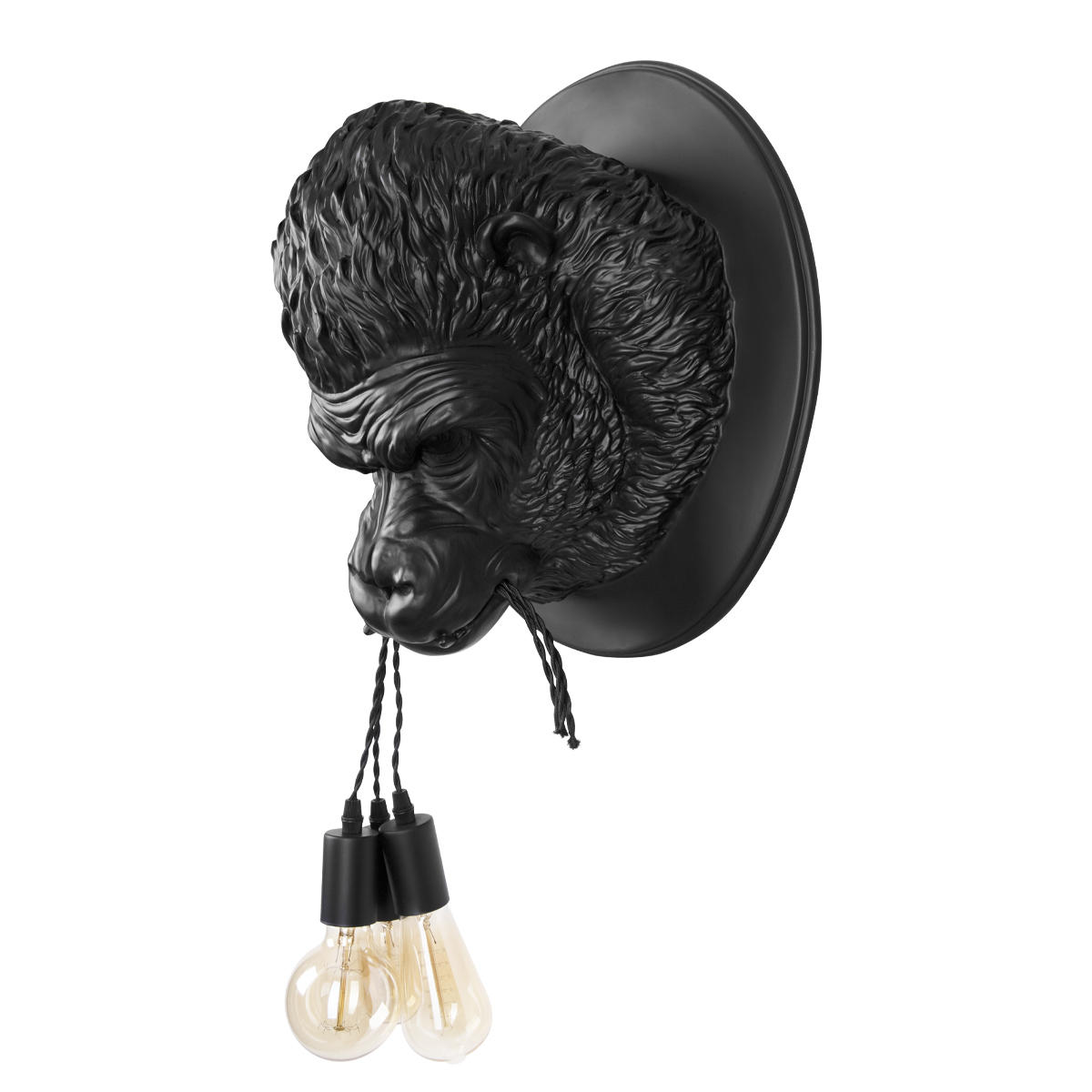 Настенный дизайнерский декоративный светильник Loft It Gorilla  10178 Black