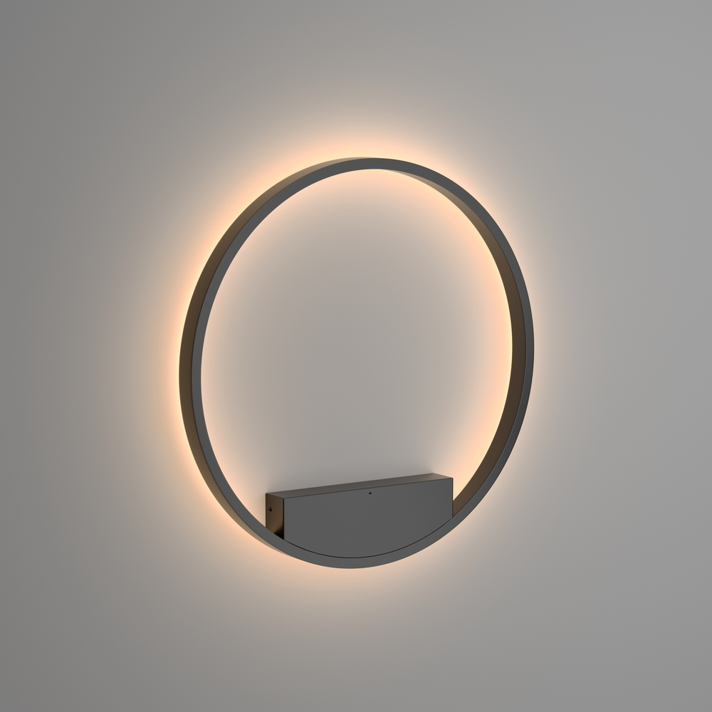 Бра, настенный светодиодный светильник круг, кольцо минимализм Maytoni Rim MOD058WL-L35B3K