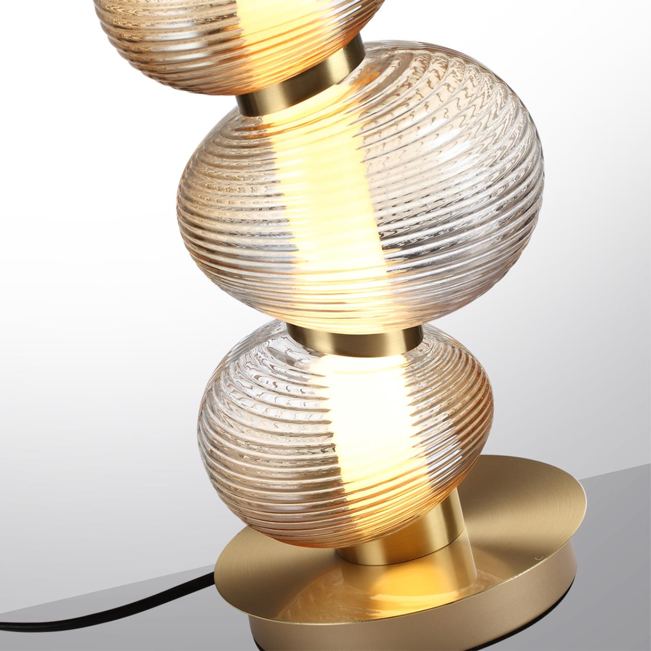 Настольная лампа с рельефными плафонами Odeon Light BRUCO 5095/12TL Настольная лампа с рельефными плафонами Odeon Light BRUCO 5095/12TL