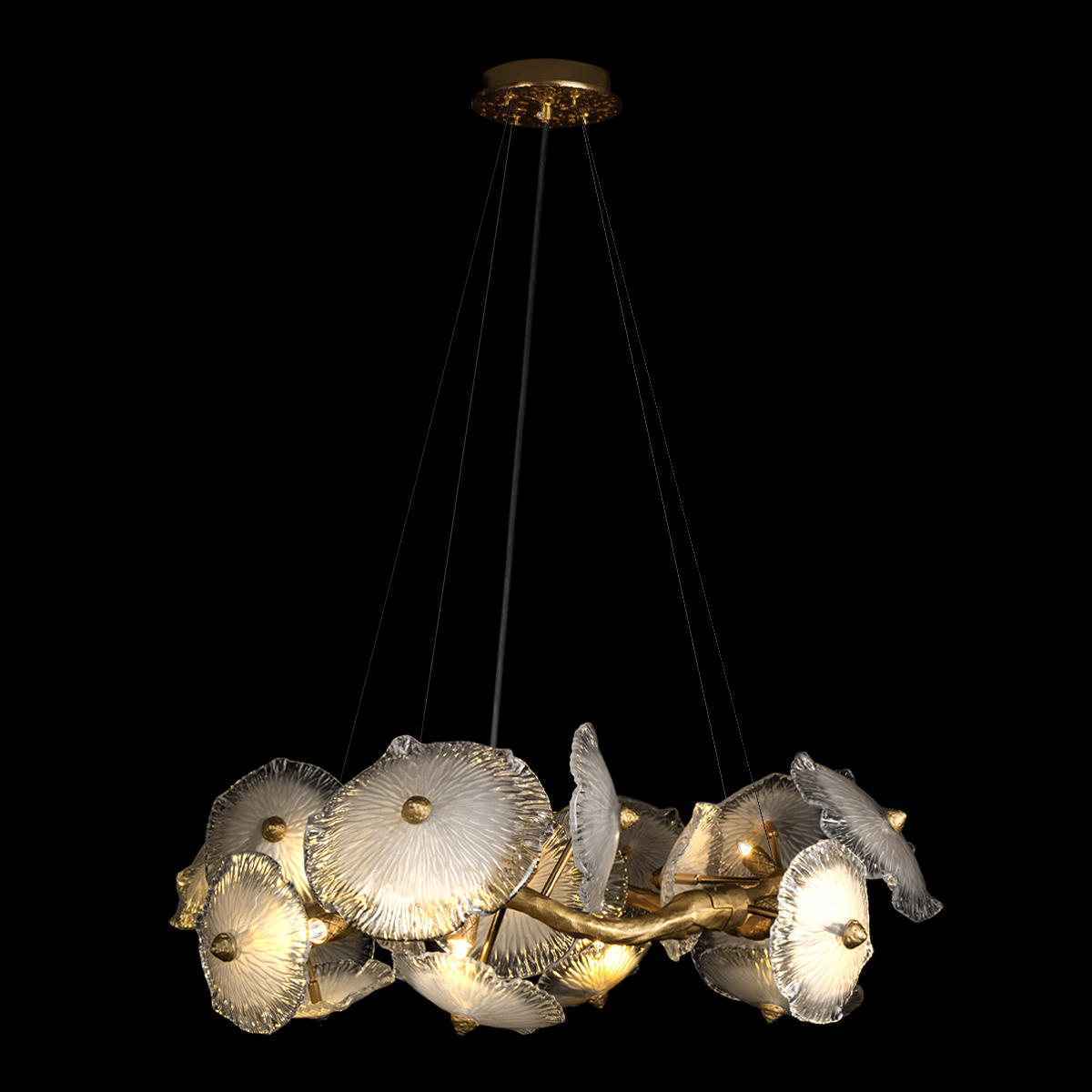 Подвесная люстра в виде веток Loft It Bloom 10352/850 AB