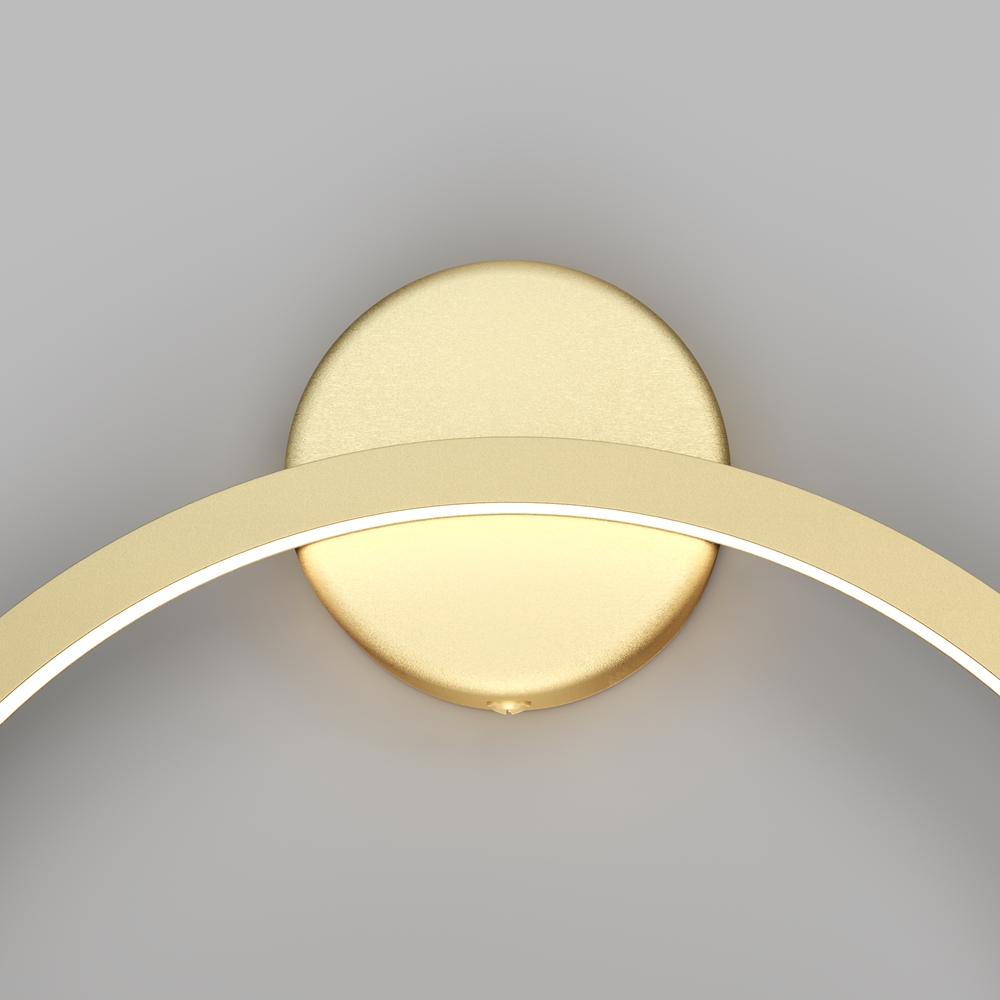 Настенный светодиодный светильник кольцо Maytoni Halo MOD005WL-L22BSK