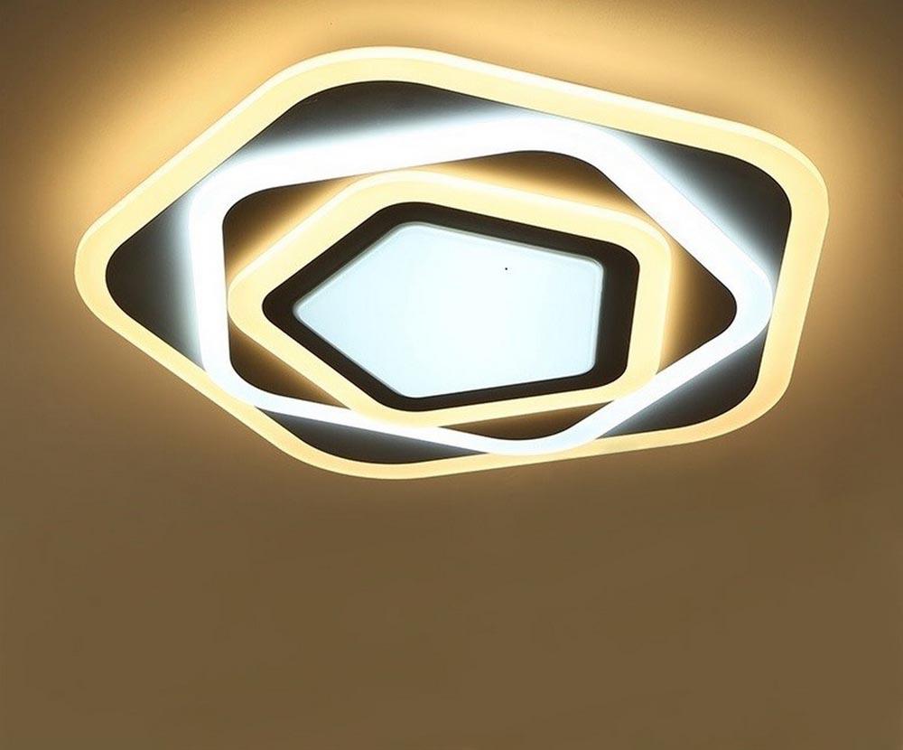 Потолочный светодиодный светильник с пультом ДУ Omnilux Monteluro OML-05407-120