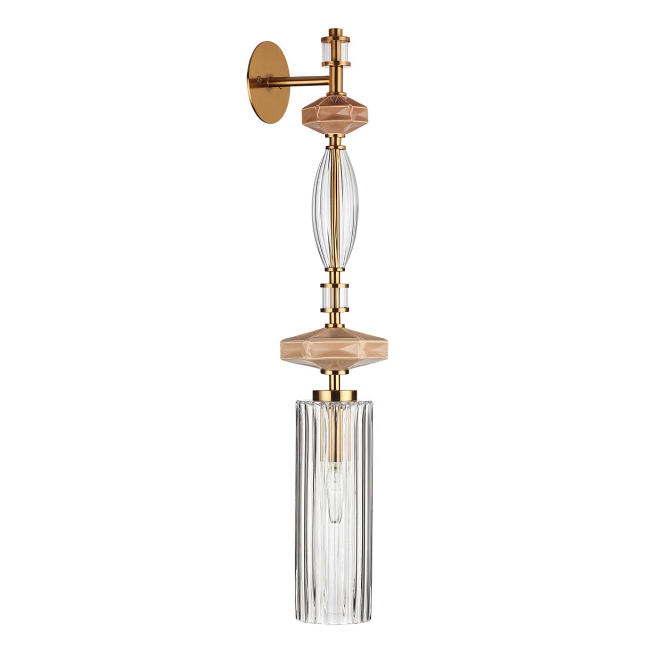 Настенный дизайнерский светильник из керамики и стекла Odeon Light TERRA 5414/1WA