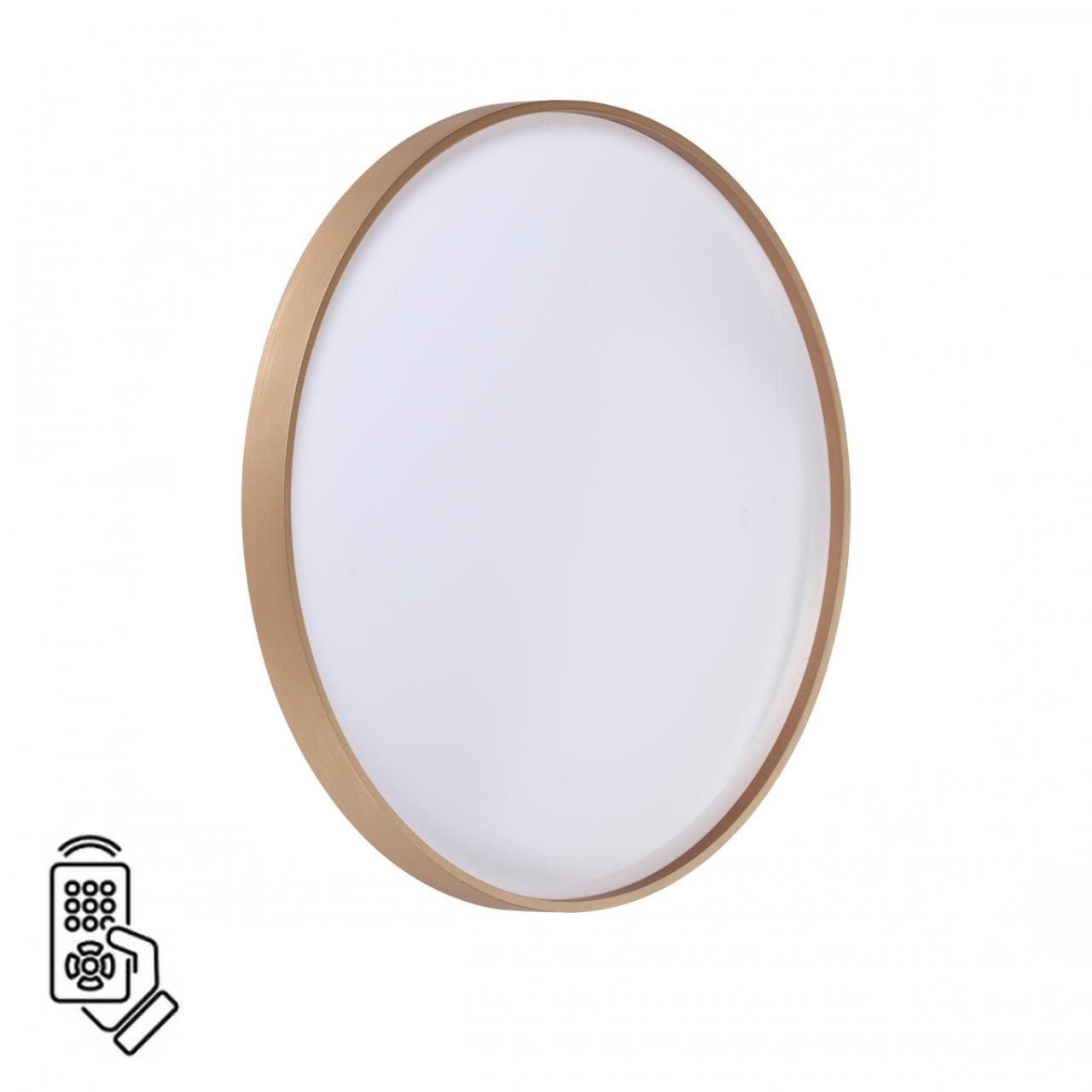 Настенно-потолочный светильник с пультом ДУ с защитой от влаги Sonex GABY 7783/EL