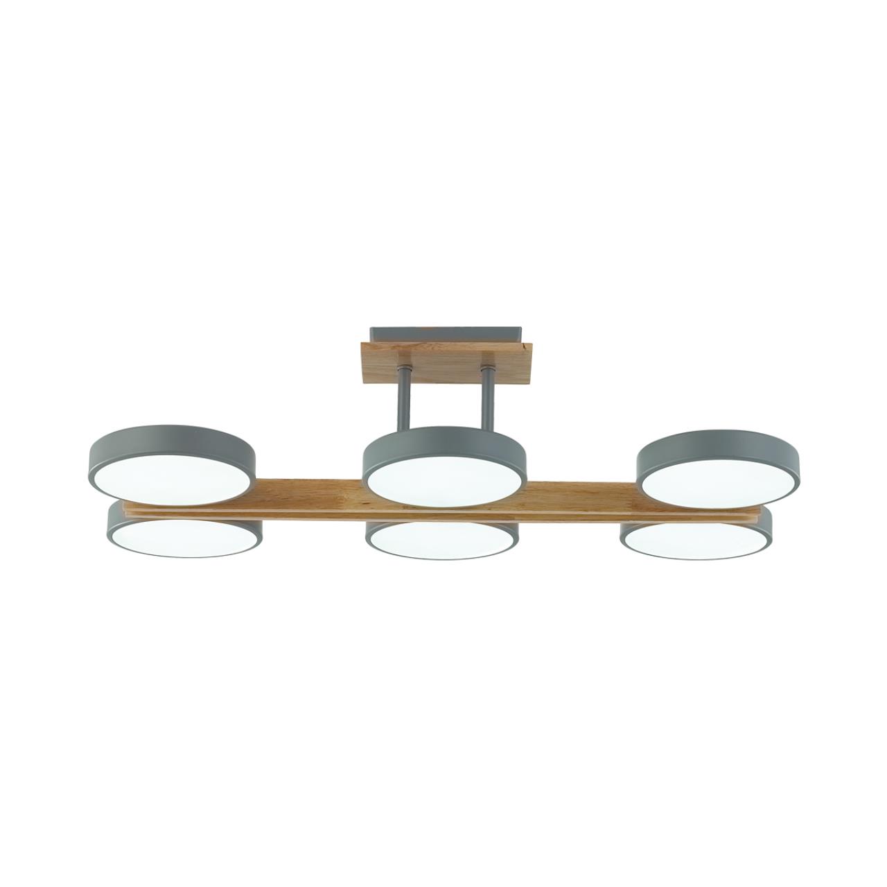 Потолочная люстра в скандинавском стиле из дерева Lumion  PLATO 8031/108CL