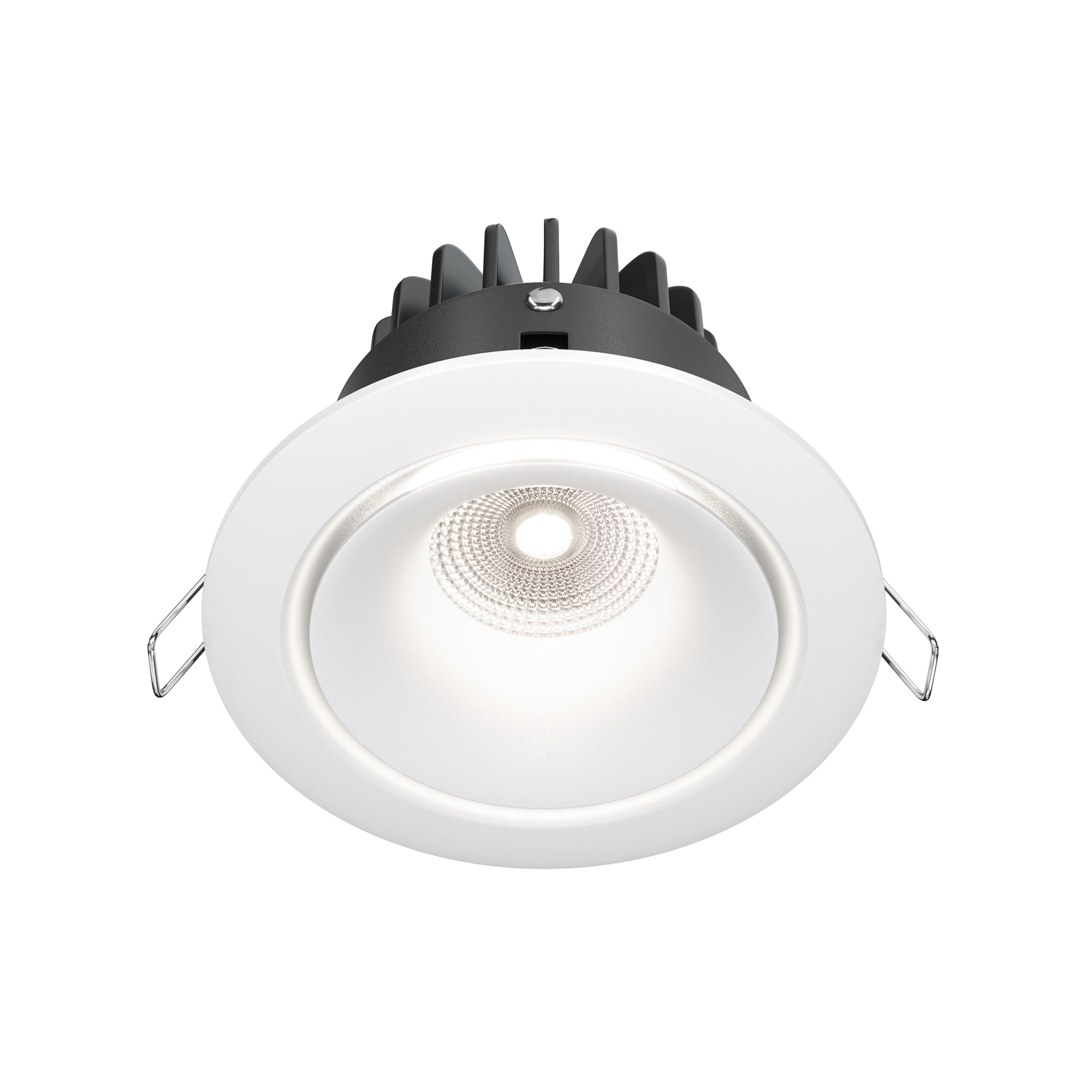 Встраиваемый светодиодный светильник с поворотной лампой Maytoni Yin DL031-L12W4K-D-W