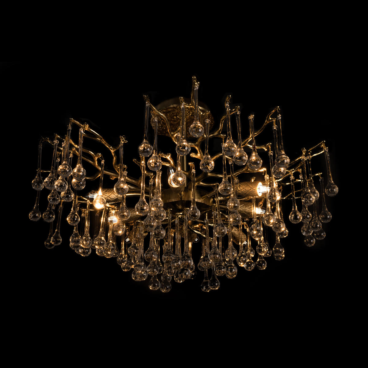 Потолочная люстра на штанге в виде веток Loft It Coral 10351/600C AB